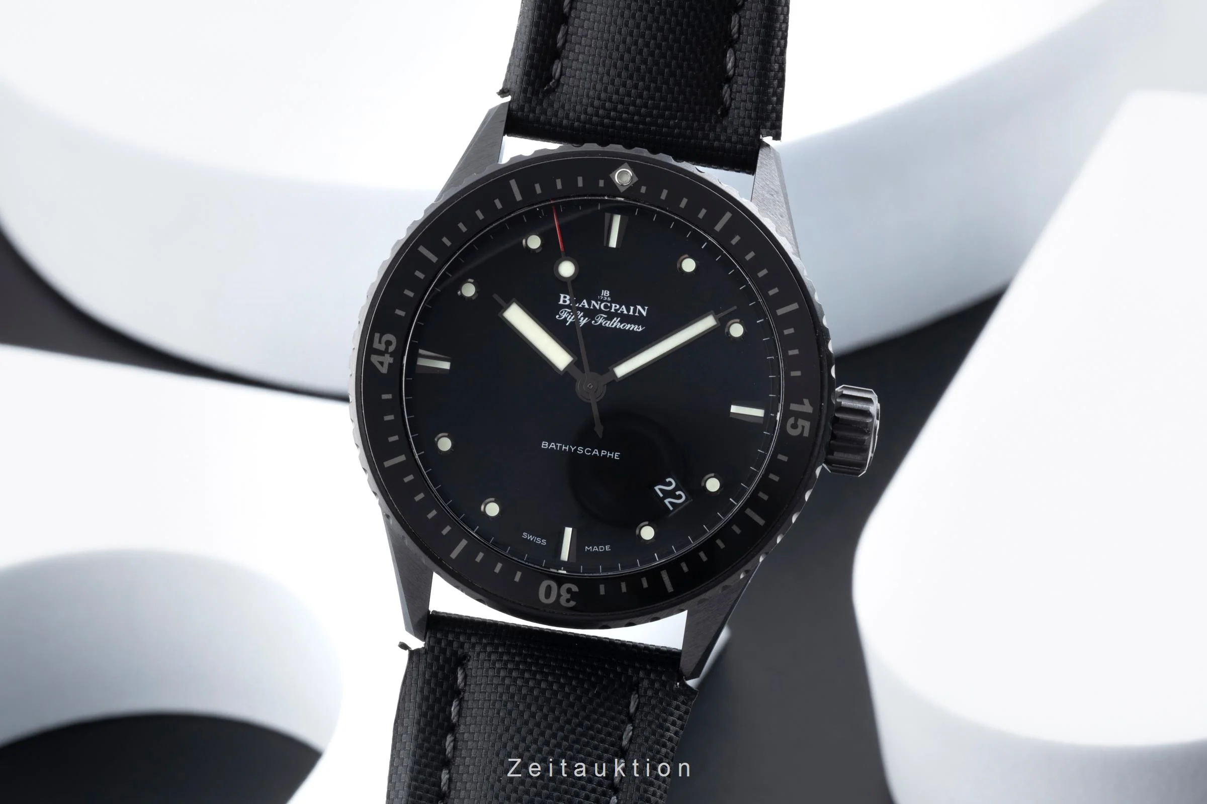 Blancpain Fifty Fathoms ceramic automatic men's watch 5000-0130-B52B LP: 14700EUR  [2600156] - Image 2