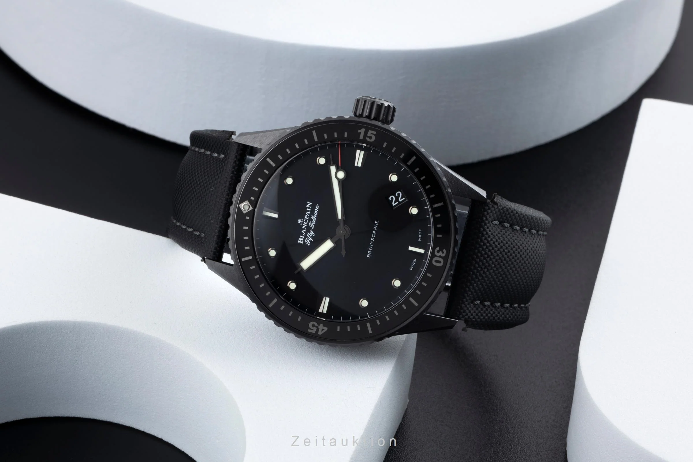 Blancpain Fifty Fathoms ceramic automatic men's watch 5000-0130-B52B LP: 14700EUR  [2600156] - Image 3