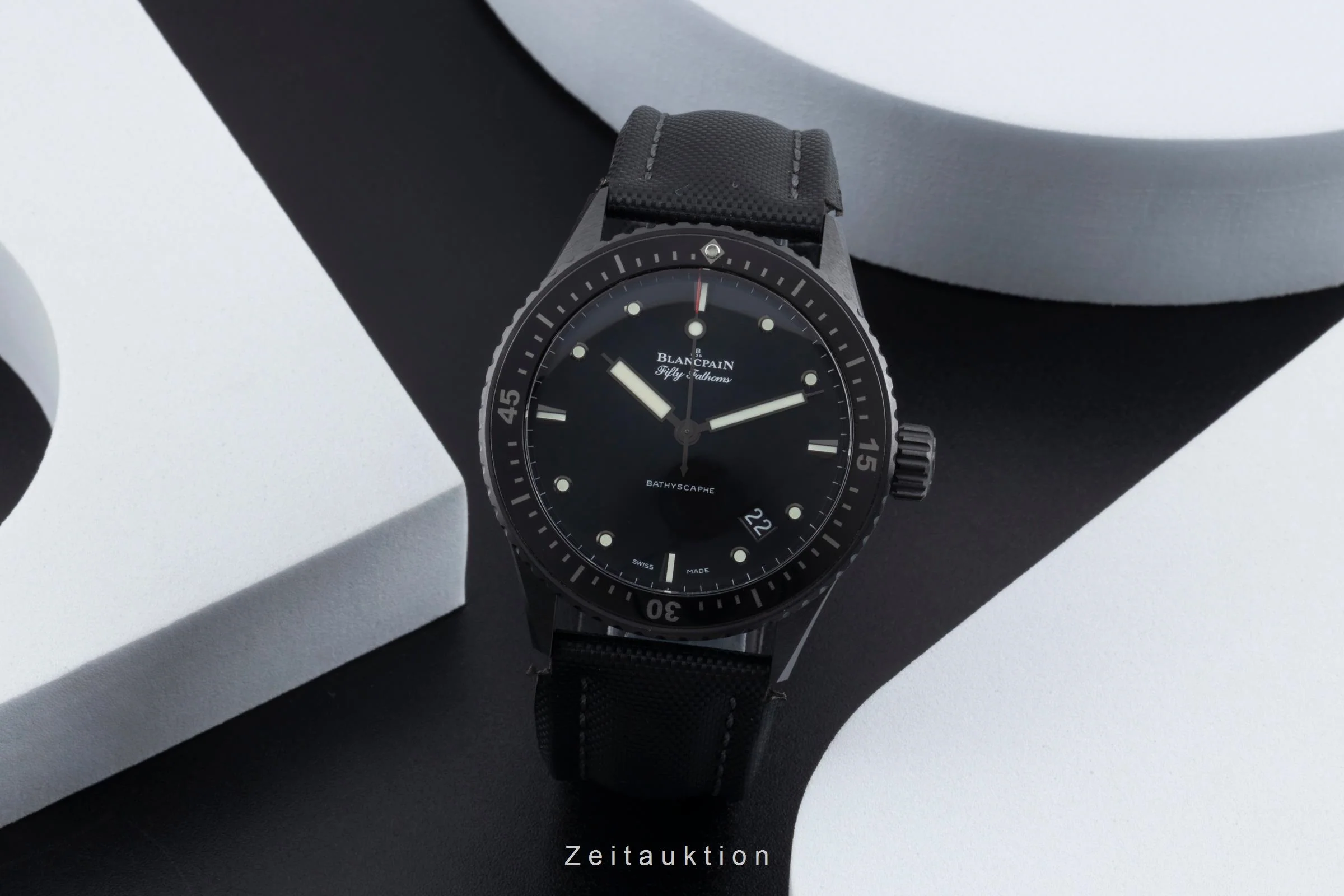 Blancpain Fifty Fathoms ceramic automatic men's watch 5000-0130-B52B LP: 14700EUR  [2600156] - Image 4