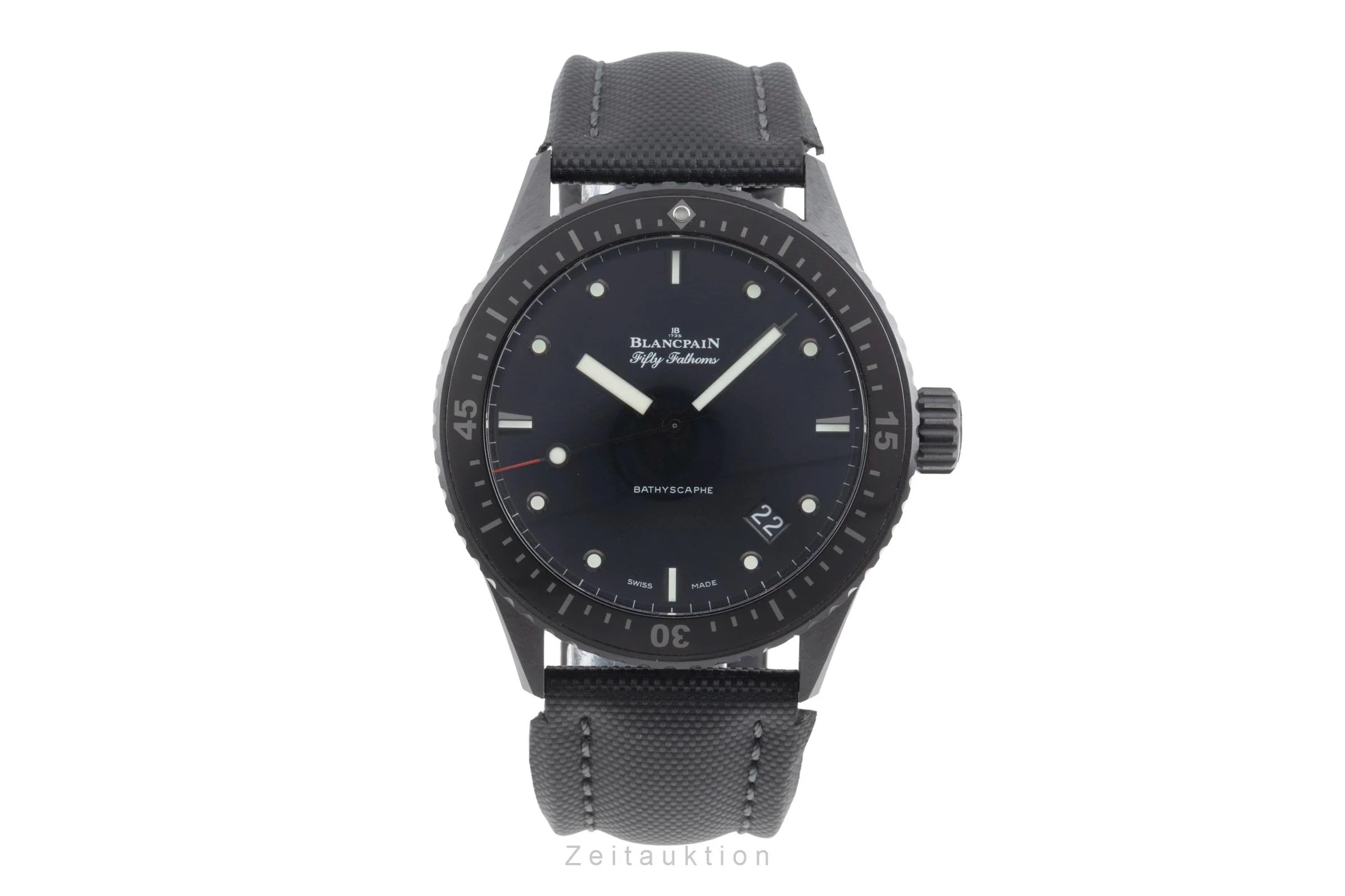 Blancpain Fifty Fathoms ceramic automatic men's watch 5000-0130-B52B LP: 14700EUR  [2600156] - Image 5