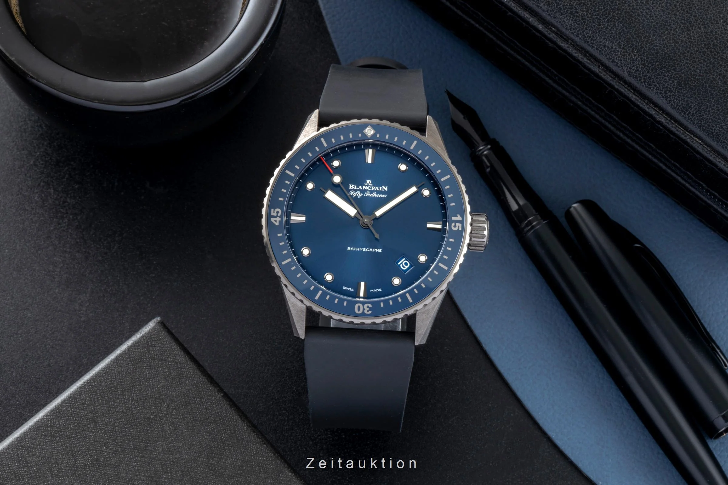 Blancpain Fifty Fathoms ceramic automatic men's watch 5000-0240-NAOA  [2505971] - Image 4