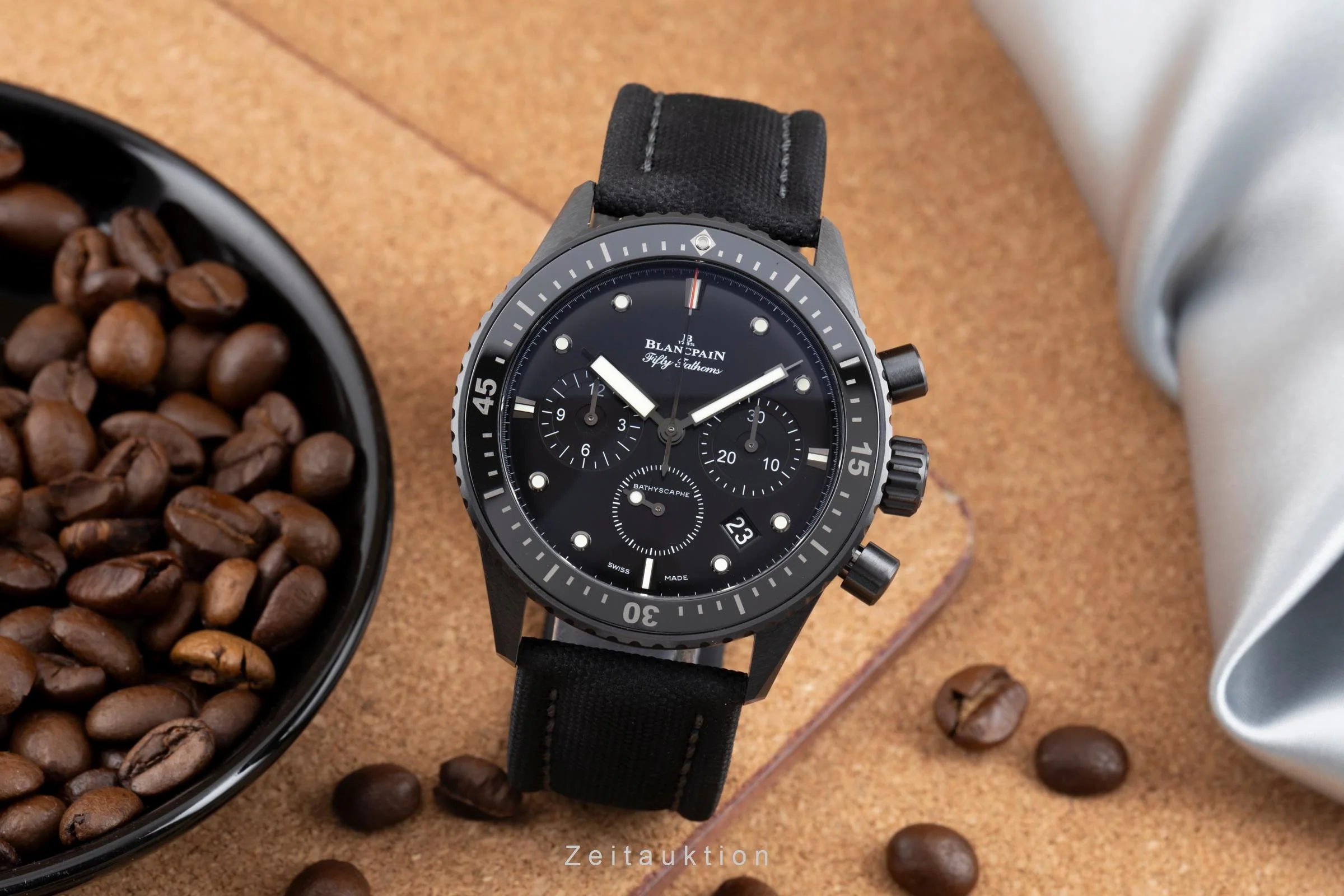 Blancpain Fifty Fathoms chronograph ceramic automatic men's watch 5200-0130-B52A	 LP: 19750EUR  [2506698] - Image 4