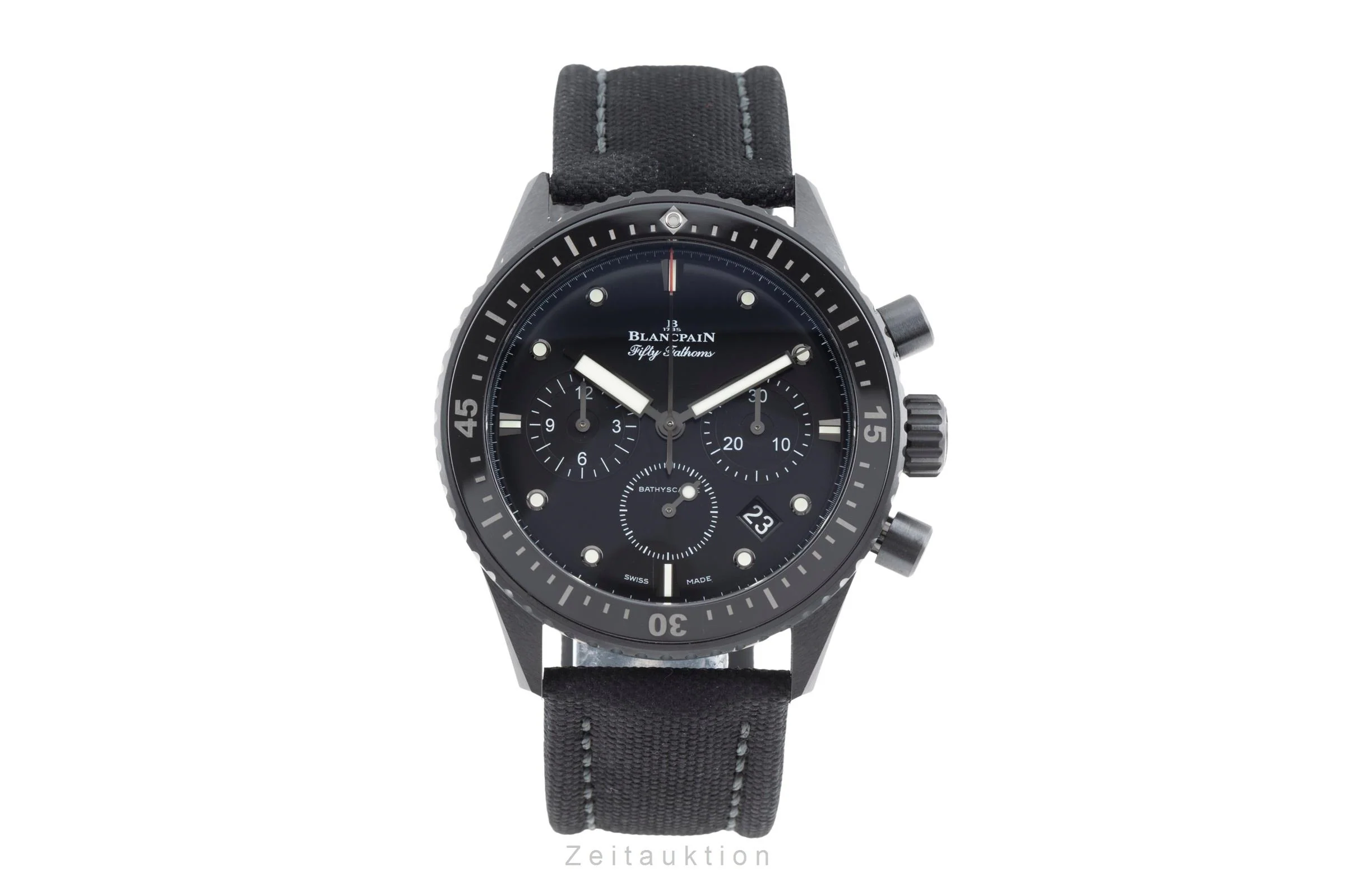 Blancpain Fifty Fathoms chronograph ceramic automatic men's watch 5200-0130-B52A	 LP: 19750EUR  [2506698] - Image 5