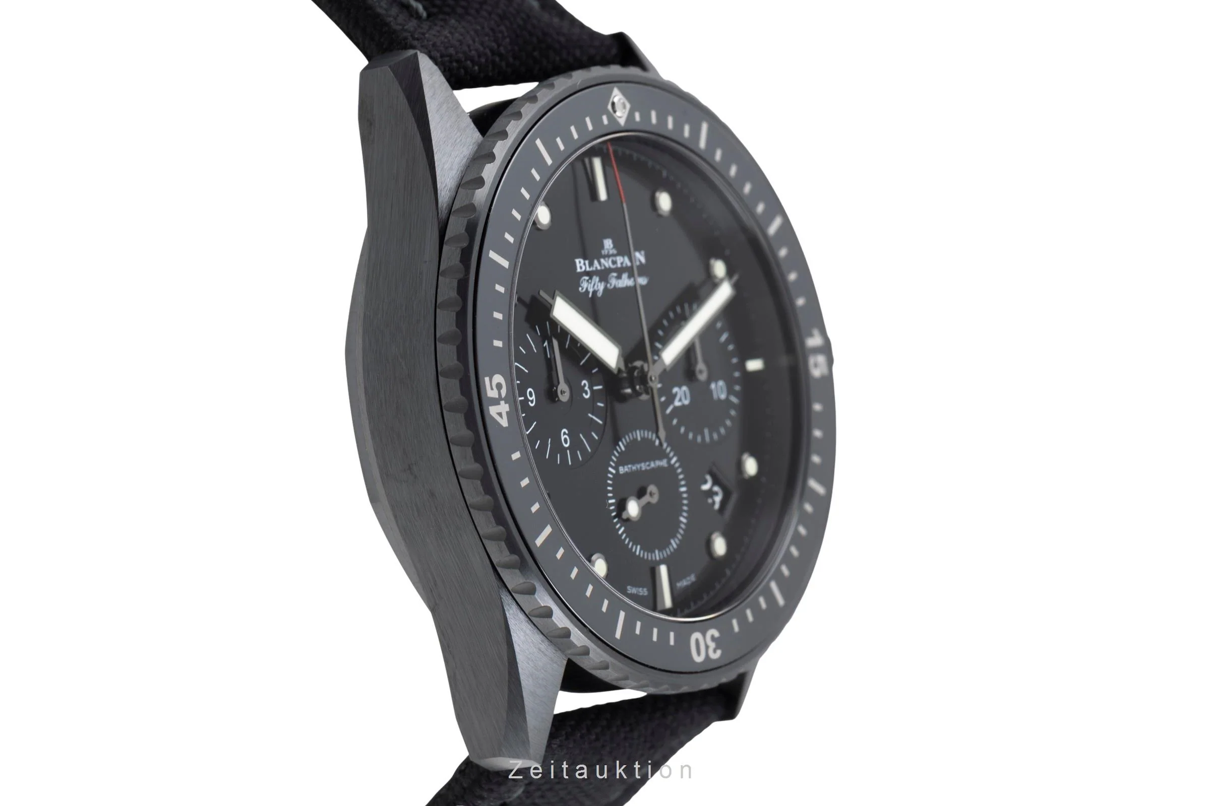 Blancpain Fifty Fathoms chronograph ceramic automatic men's watch 5200-0130-B52A	 LP: 19750EUR  [2506698] - Image 8
