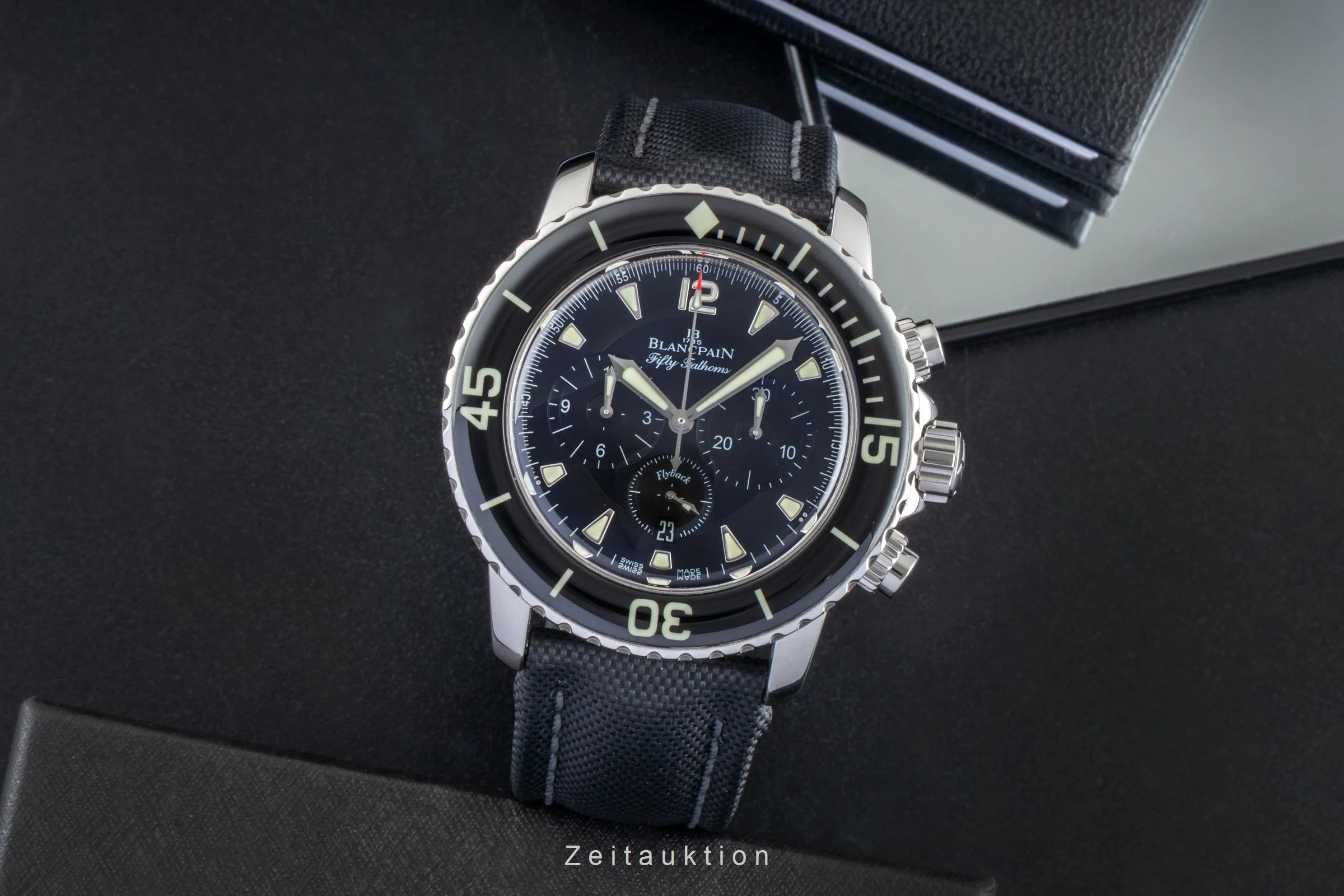 Blancpain Fifty Fathoms chronograph steel automatic men's watch 5085F 1130 52B LP: 21250EUR  [2505942] - Image 4