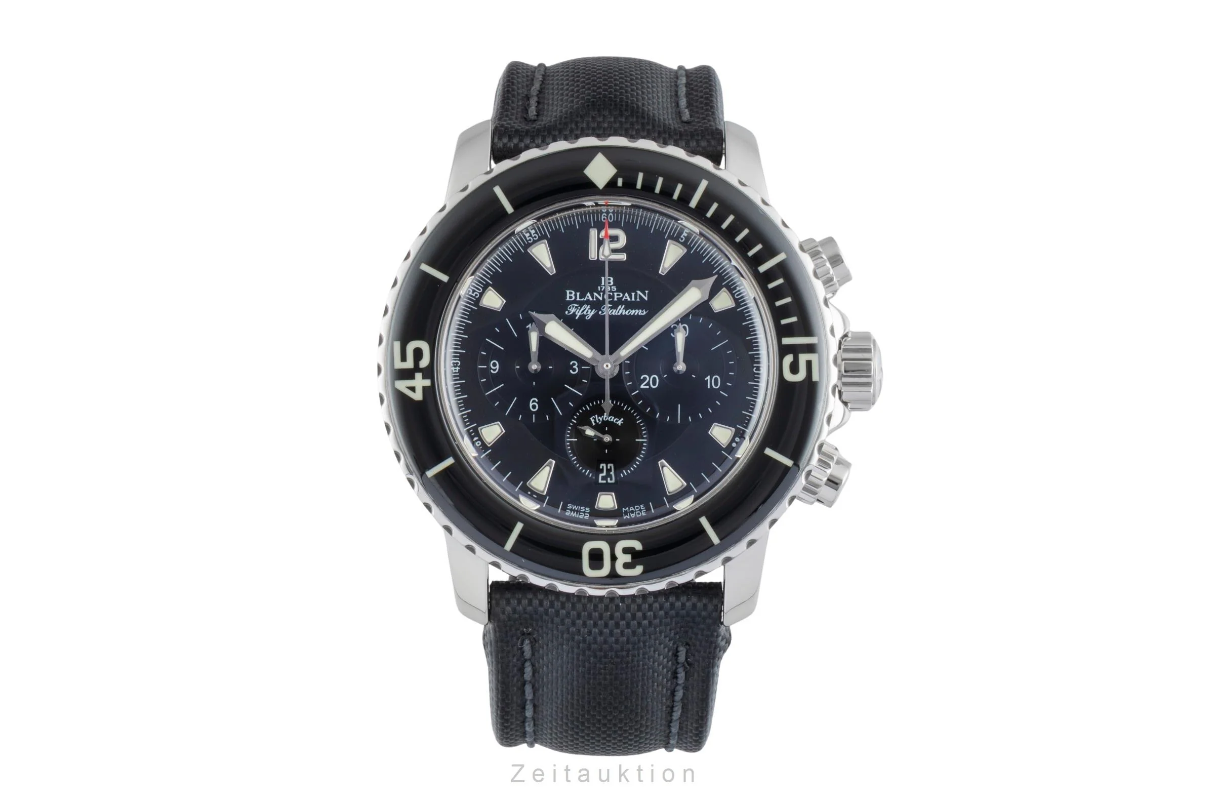 Blancpain Fifty Fathoms chronograph steel automatic men's watch 5085F 1130 52B LP: 21250EUR  [2505942] - Image 5