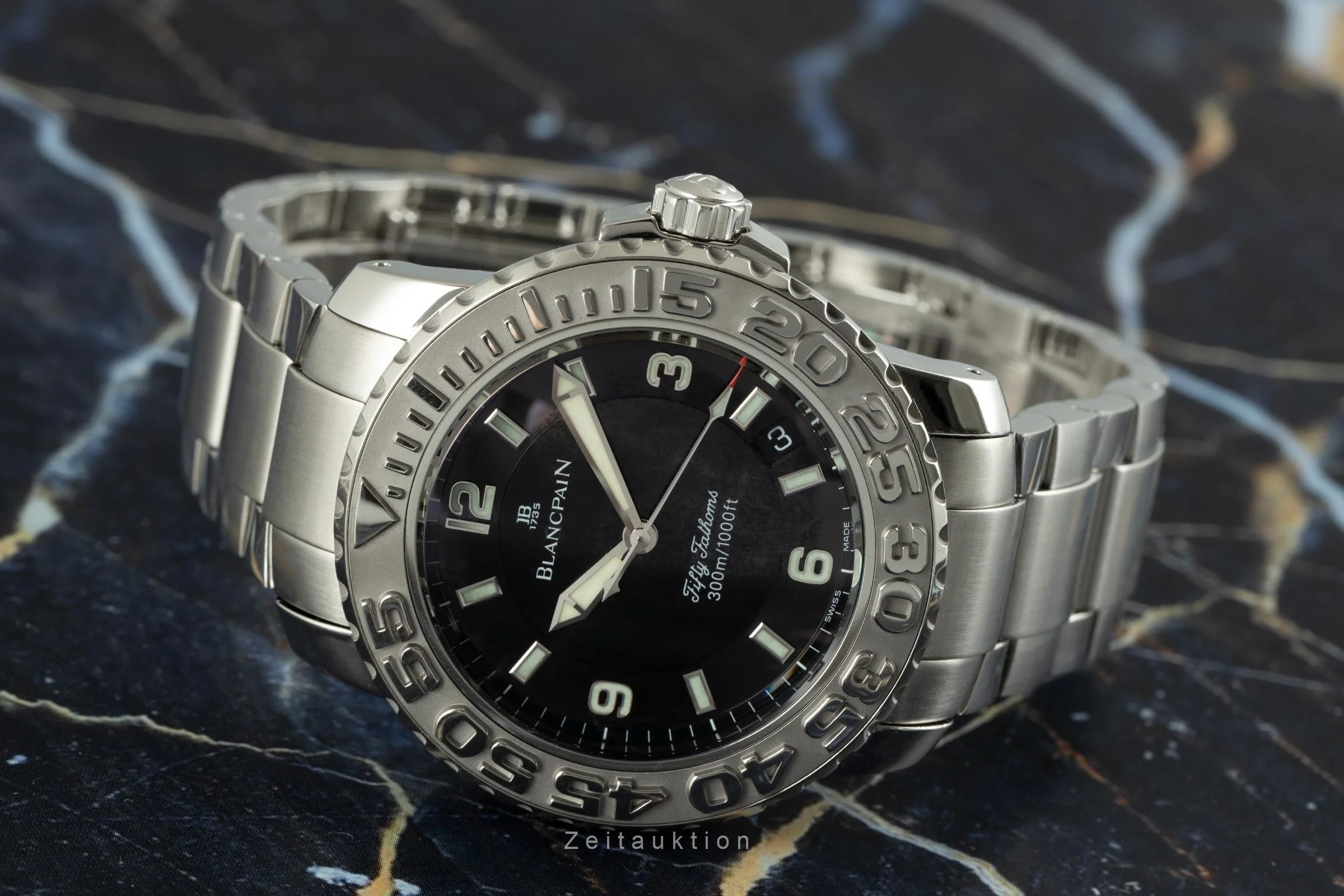 Blancpain Fifty Fathoms steel automatic men's watch 2200-1130-71  [2107366] - Image 2