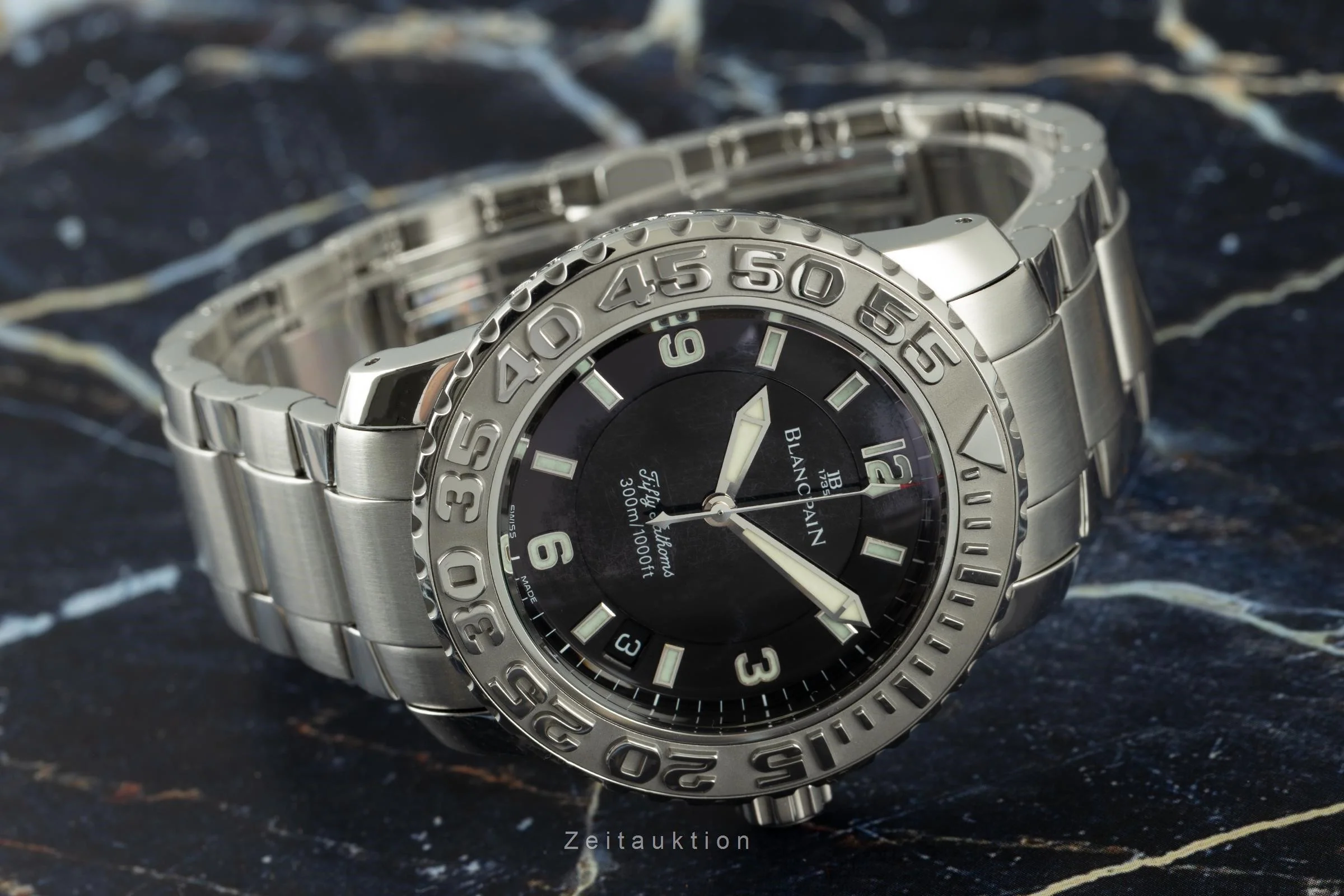 Blancpain Fifty Fathoms steel automatic men's watch 2200-1130-71  [2107366] - Image 3