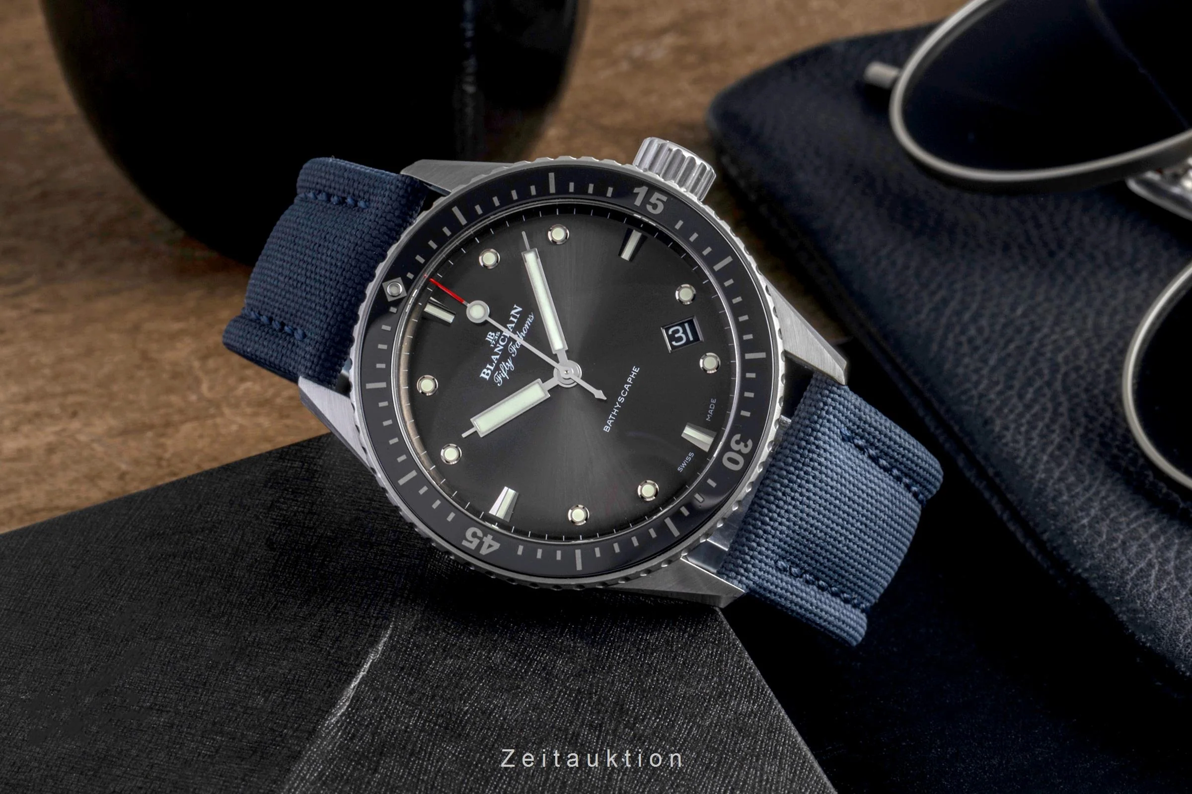 Blancpain Fifty Fathoms steel automatic men's watch 5000-1110-B52A  [2505894] - Image 3