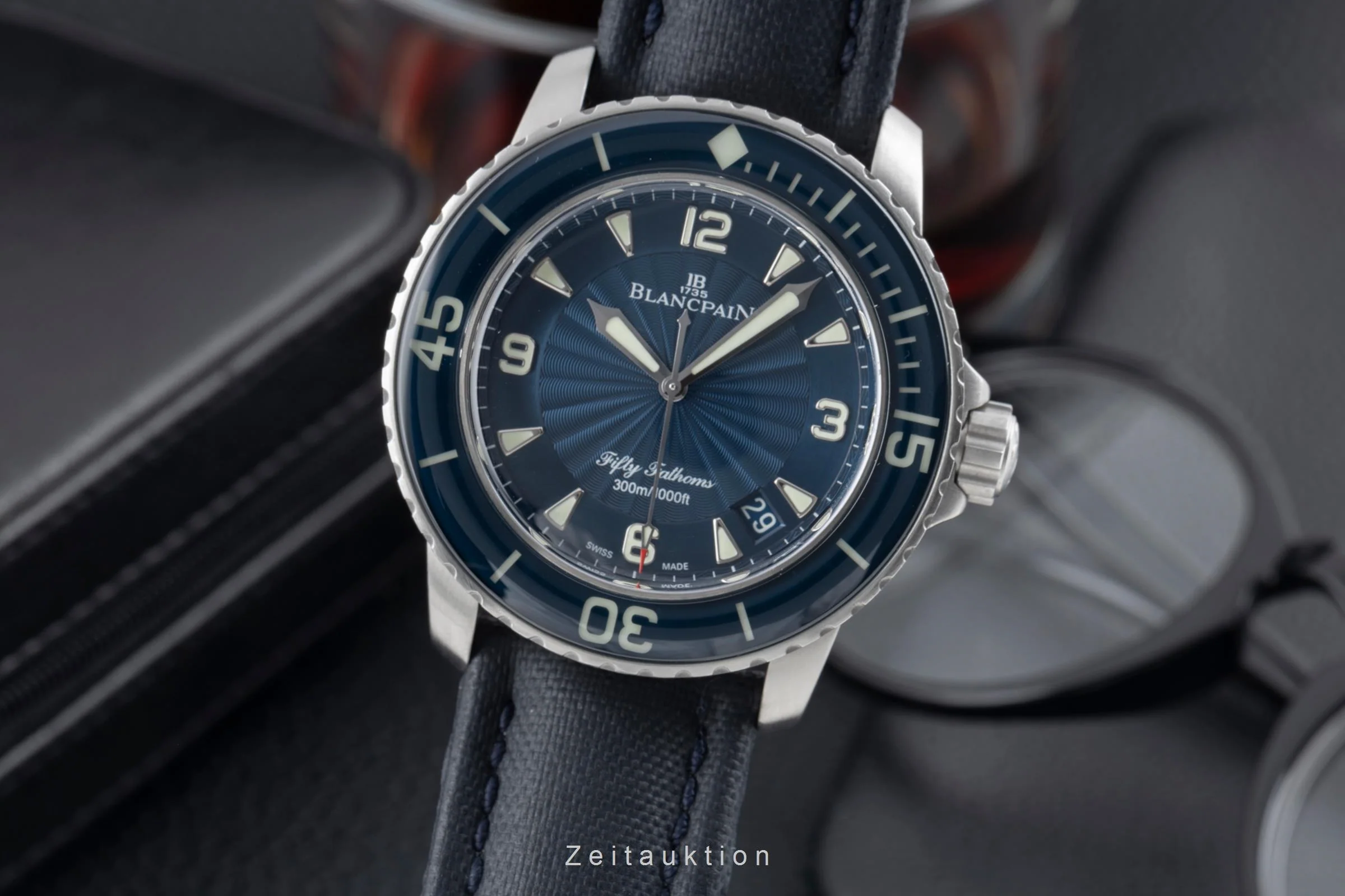 Blancpain Fifty Fathoms steel automatic men's watch 5015d-1140-52b	 LP: 17500EUR  [2506997] - Image 2