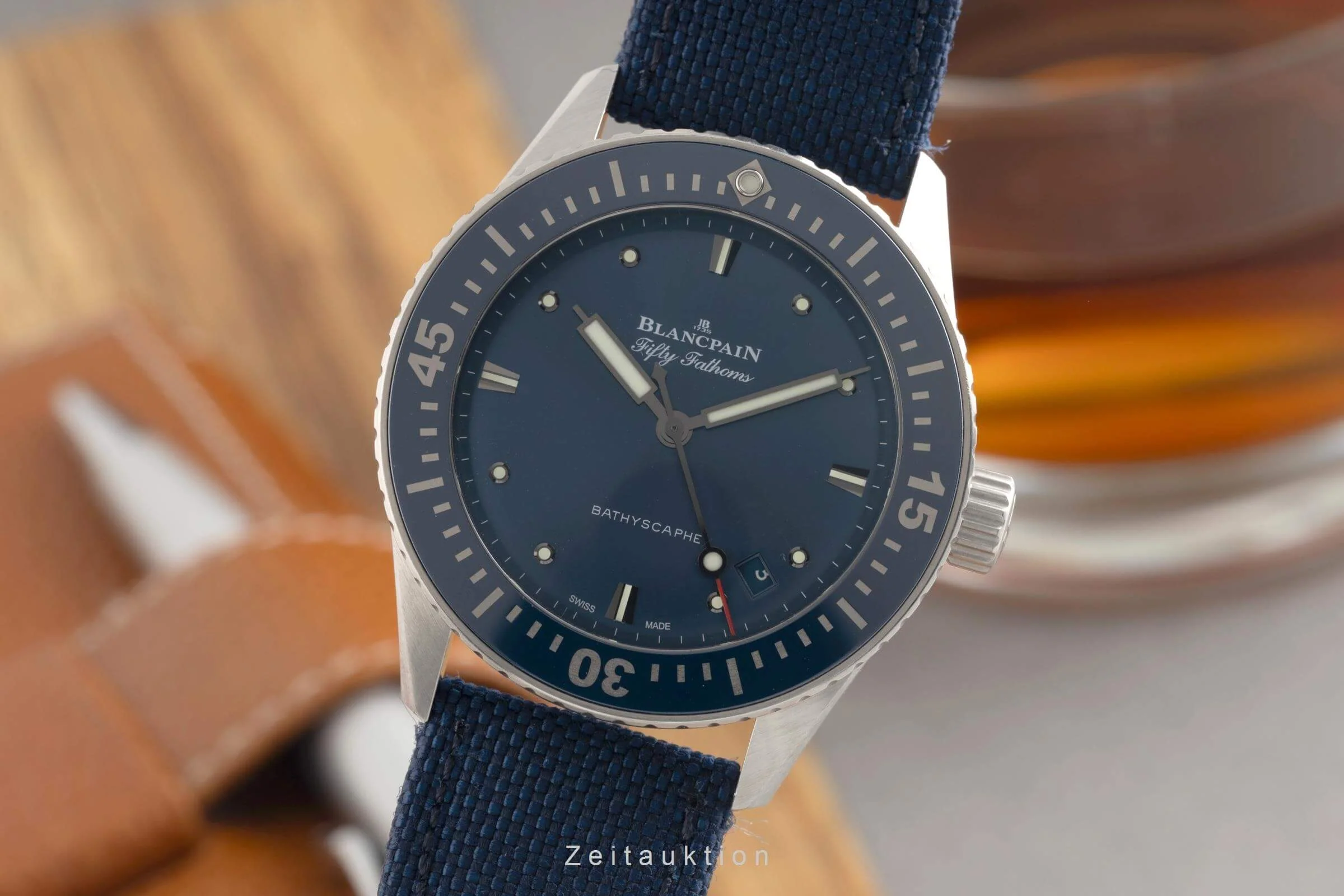 Blancpain Fifty Fathoms steel automatic men's watch 5100-1140-O52A	 LP: 11000EUR  [2501490] - Image 2