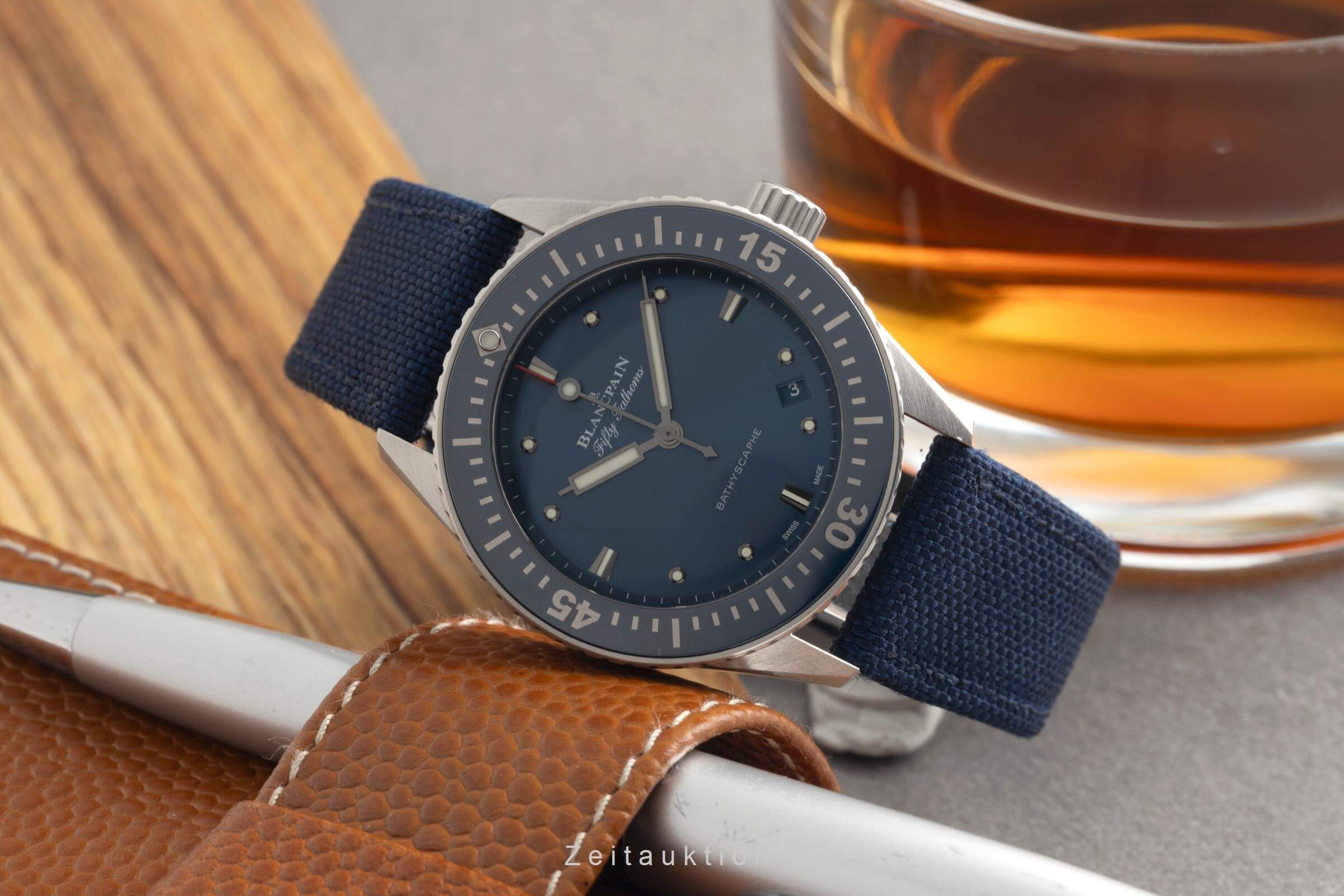 Blancpain Fifty Fathoms steel automatic men's watch 5100-1140-O52A	 LP: 11000EUR  [2501490] - Image 3