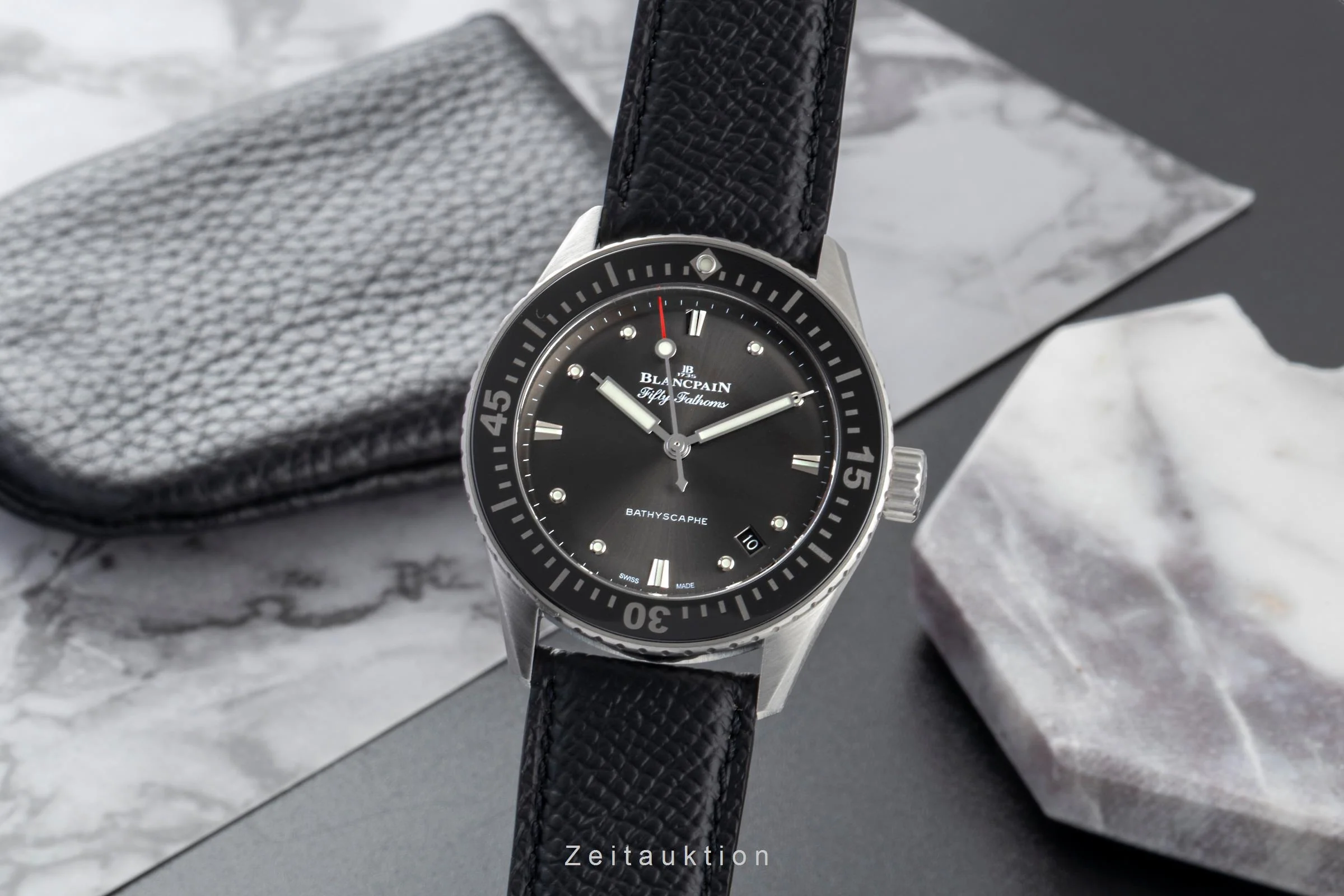Blancpain Fifty Fathoms steel automatic men's watch 5100B-1110-B52A LP: 11000EUR  [2507354] - Image 2