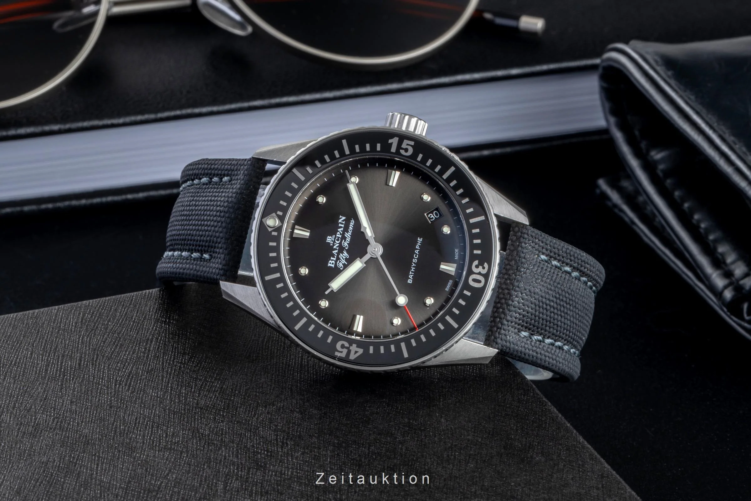 Blancpain Fifty Fathoms steel automatic men's watch 5100B 1110 B52A LP: 11000EUR  [2600072] - Image 3