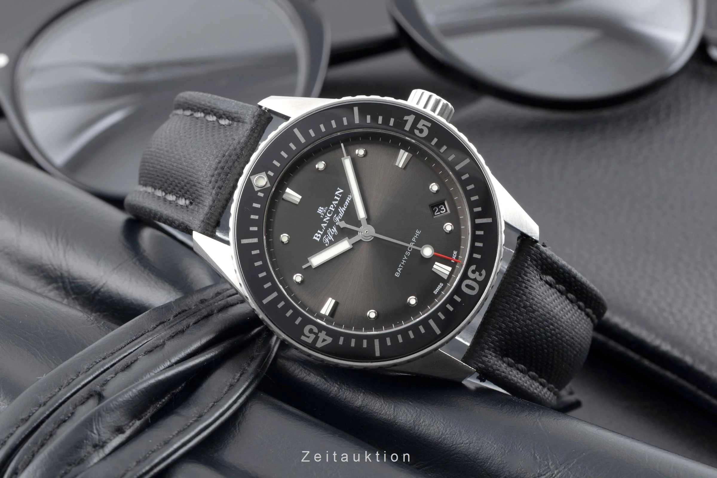 Blancpain Fifty Fathoms steel automatic men's watch 5100B 1110 B52A  [2600773] - Image 3
