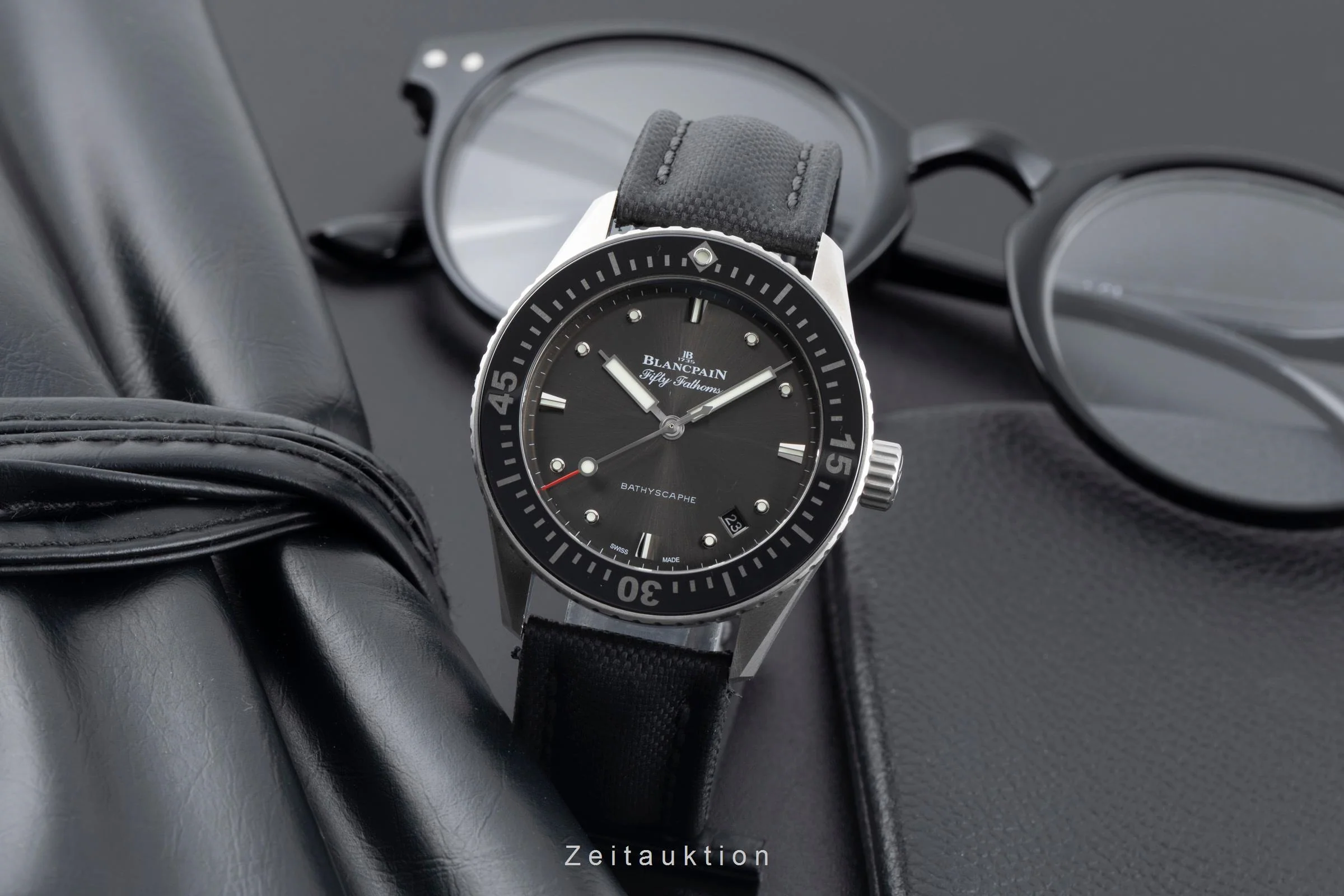 Blancpain Fifty Fathoms steel automatic men's watch 5100B 1110 B52A  [2600773] - Image 4