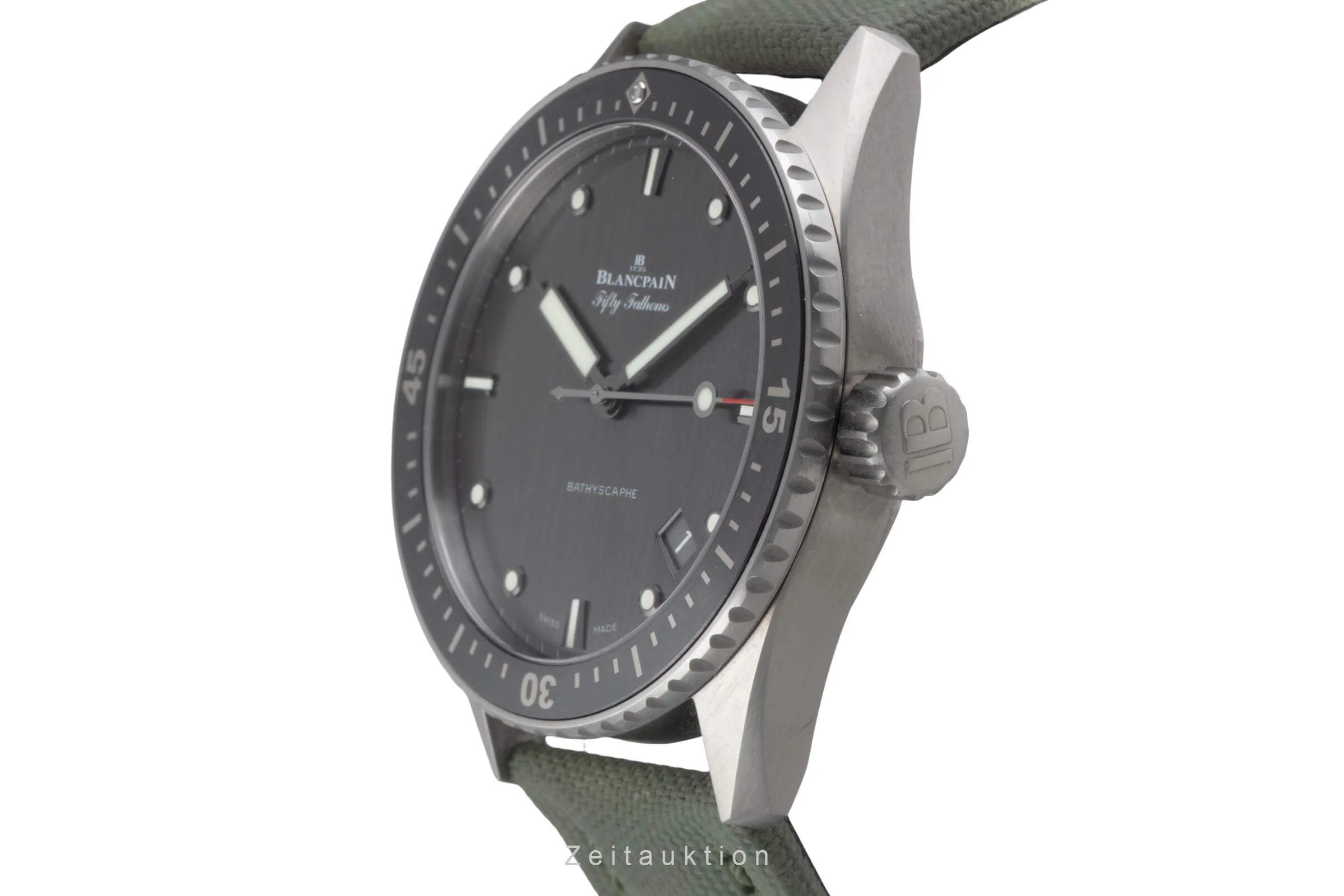 Blancpain Fifty Fathoms titanium automatic men's watch 5000-1210-G52A LP: 13300EUR  [2500642] - Image 7