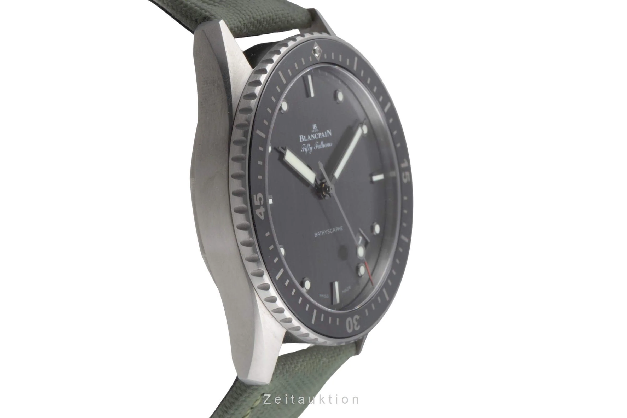 Blancpain Fifty Fathoms titanium automatic men's watch 5000-1210-G52A LP: 13300EUR  [2500642] - Image 8