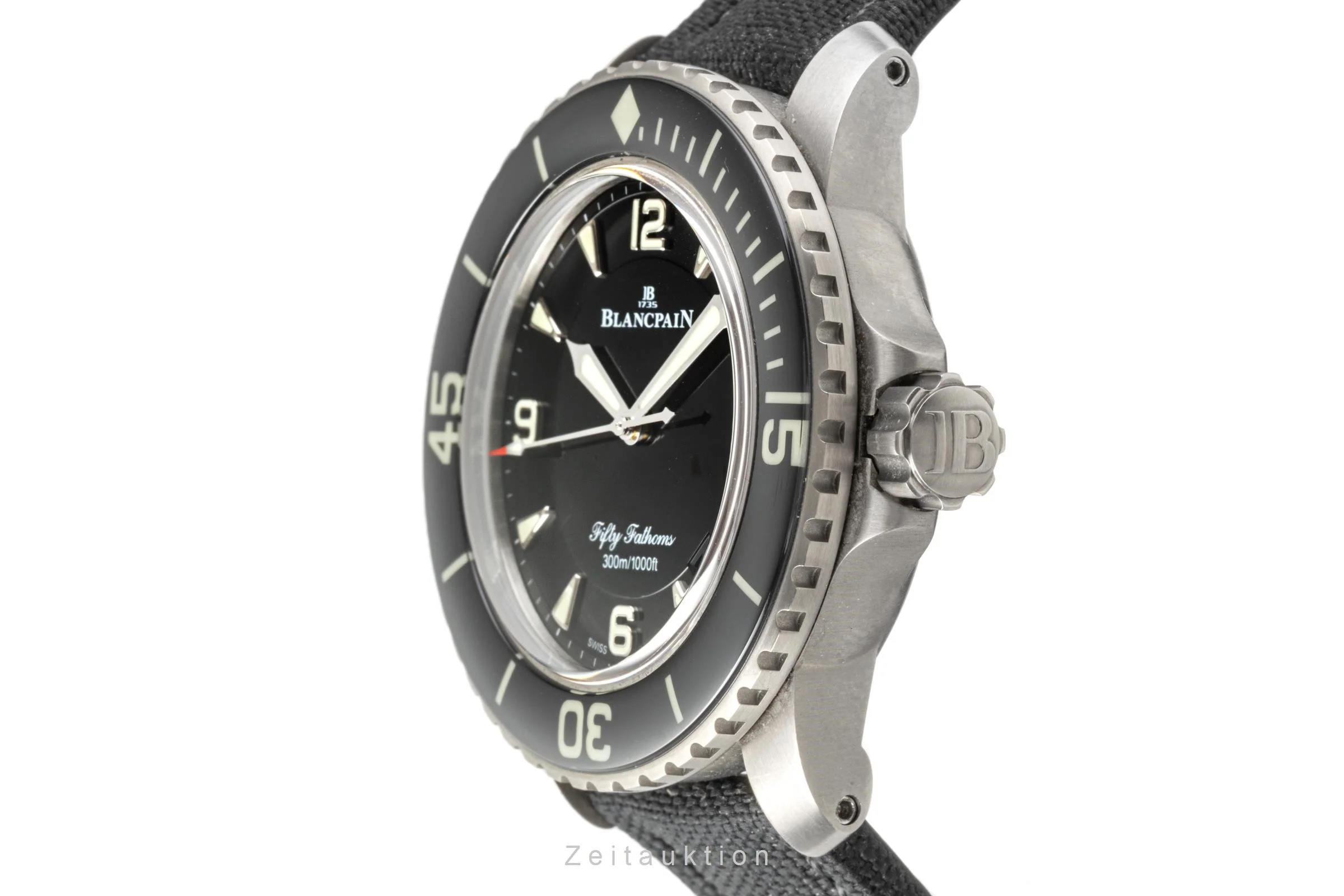 Blancpain Fifty Fathoms titanium automatic men's watch 5015-12B30-B52A LP: 18500EUR  [2302336] - Image 6