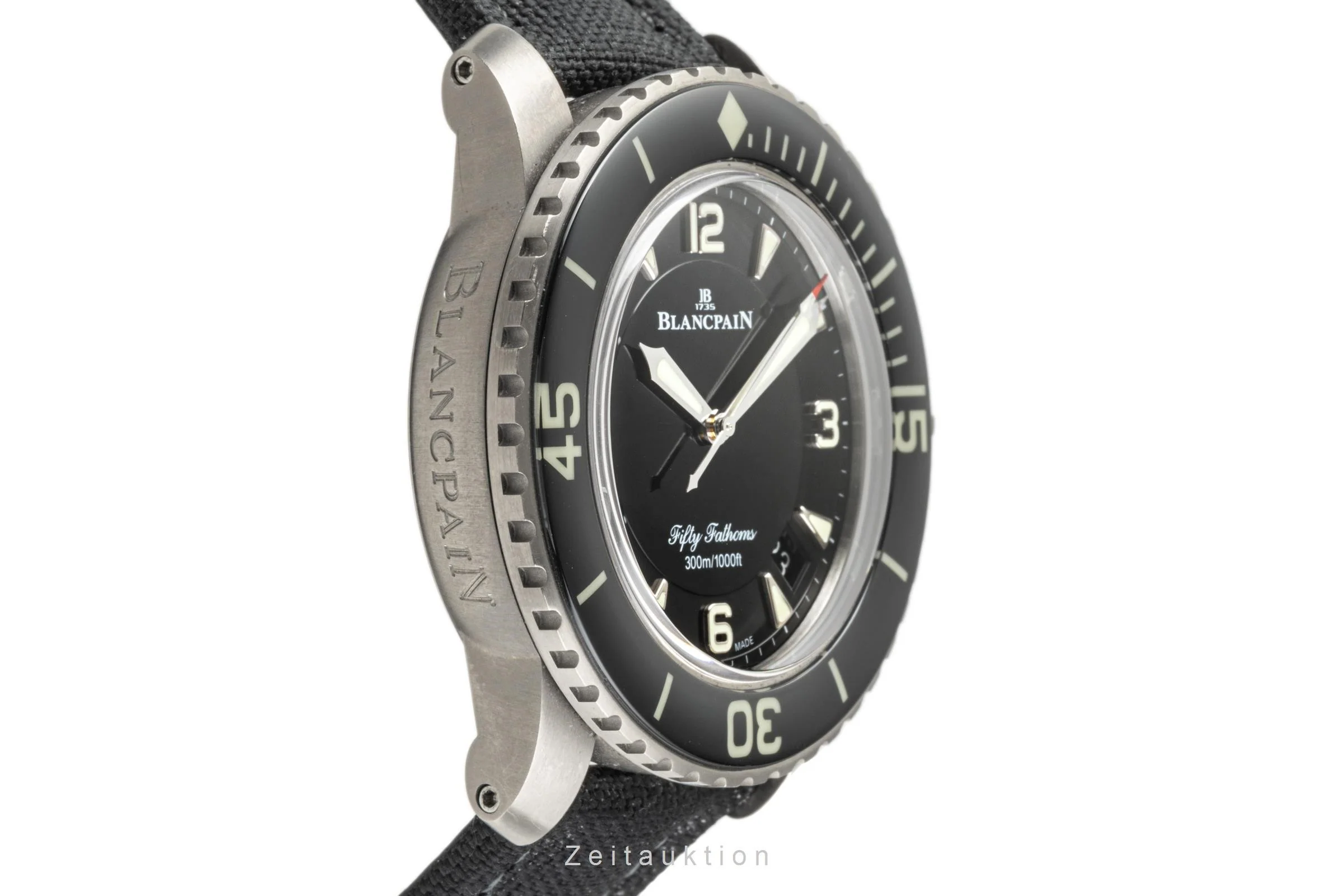 Blancpain Fifty Fathoms titanium automatic men's watch 5015-12B30-B52A LP: 18500EUR  [2302336] - Image 7