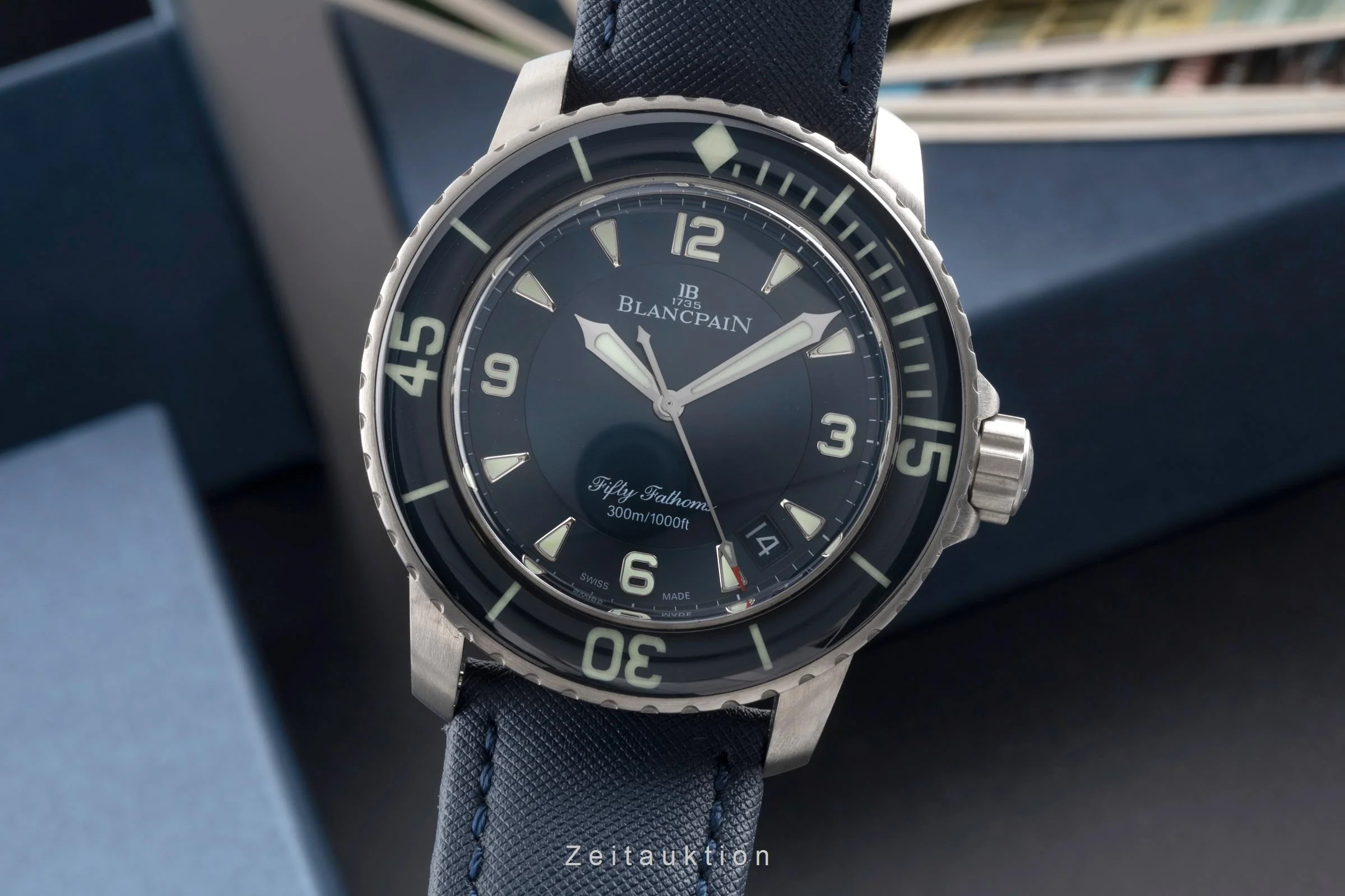 Blancpain Fifty Fathoms titanium automatic men's watch 5015 12B40 O52A LP: 17500EUR  [2504871] - Image 2
