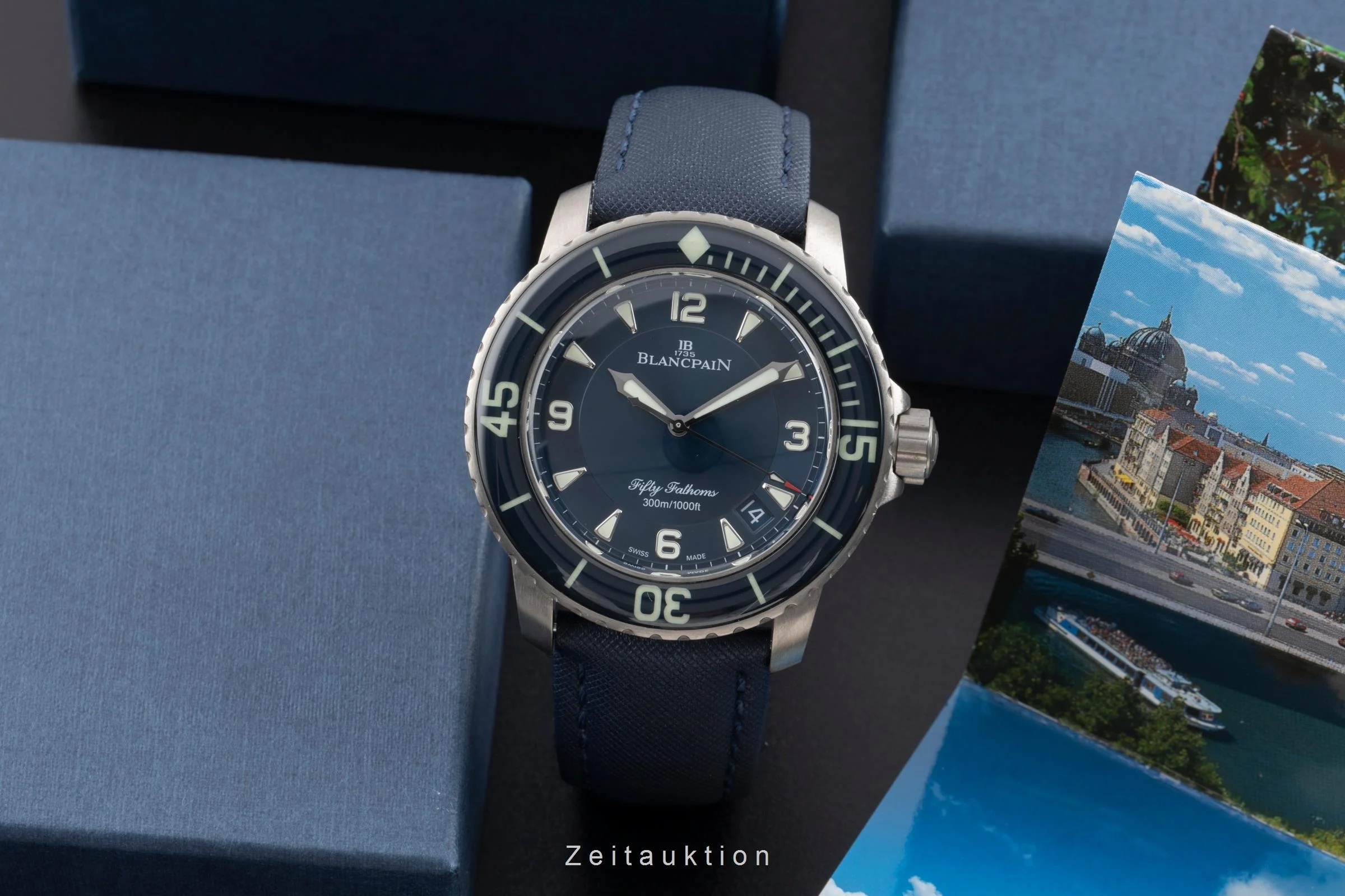 Blancpain Fifty Fathoms titanium automatic men's watch 5015 12B40 O52A LP: 17500EUR  [2504871] - Image 4
