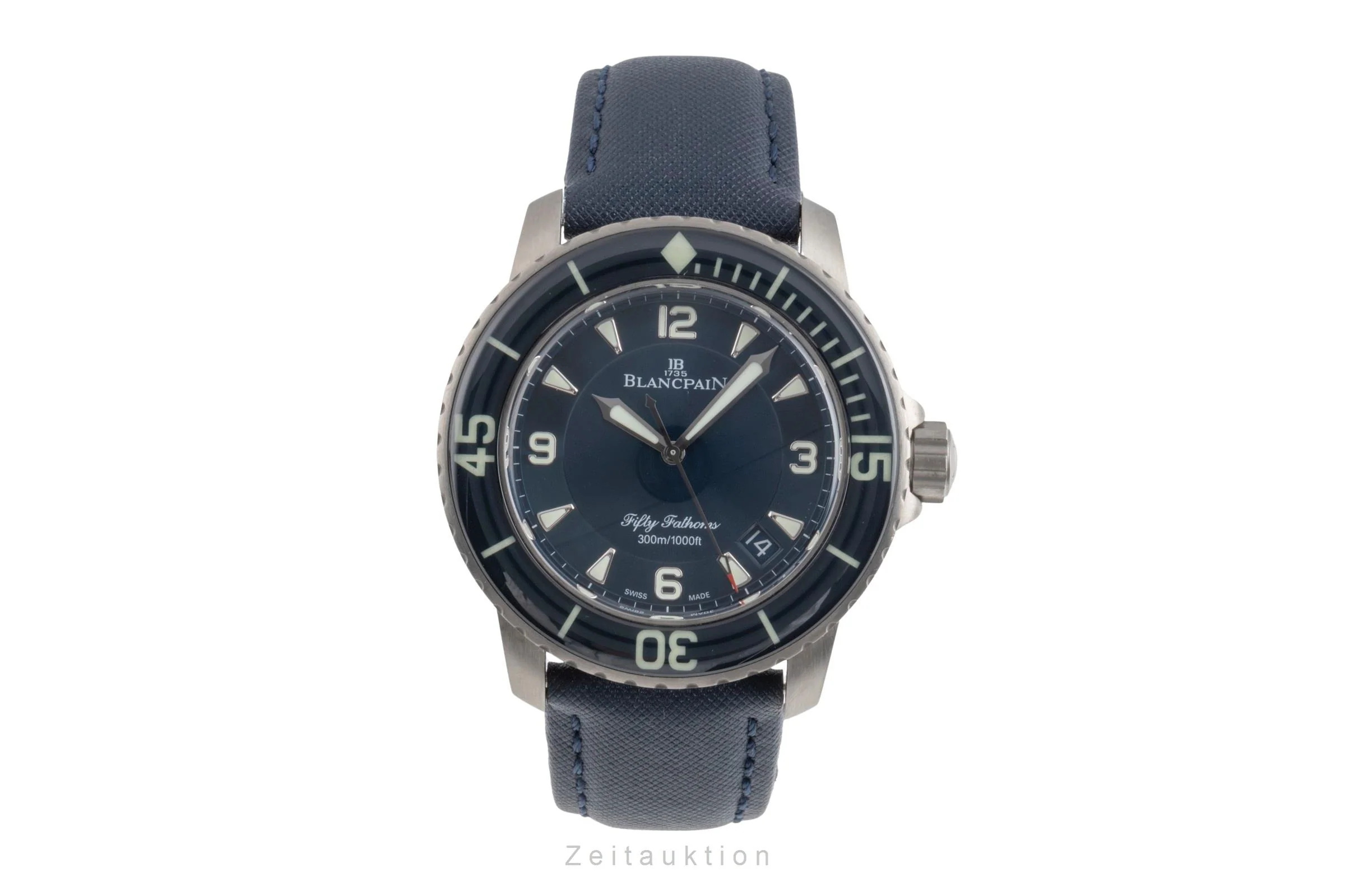 Blancpain Fifty Fathoms titanium automatic men's watch 5015 12B40 O52A LP: 17500EUR  [2504871] - Image 5