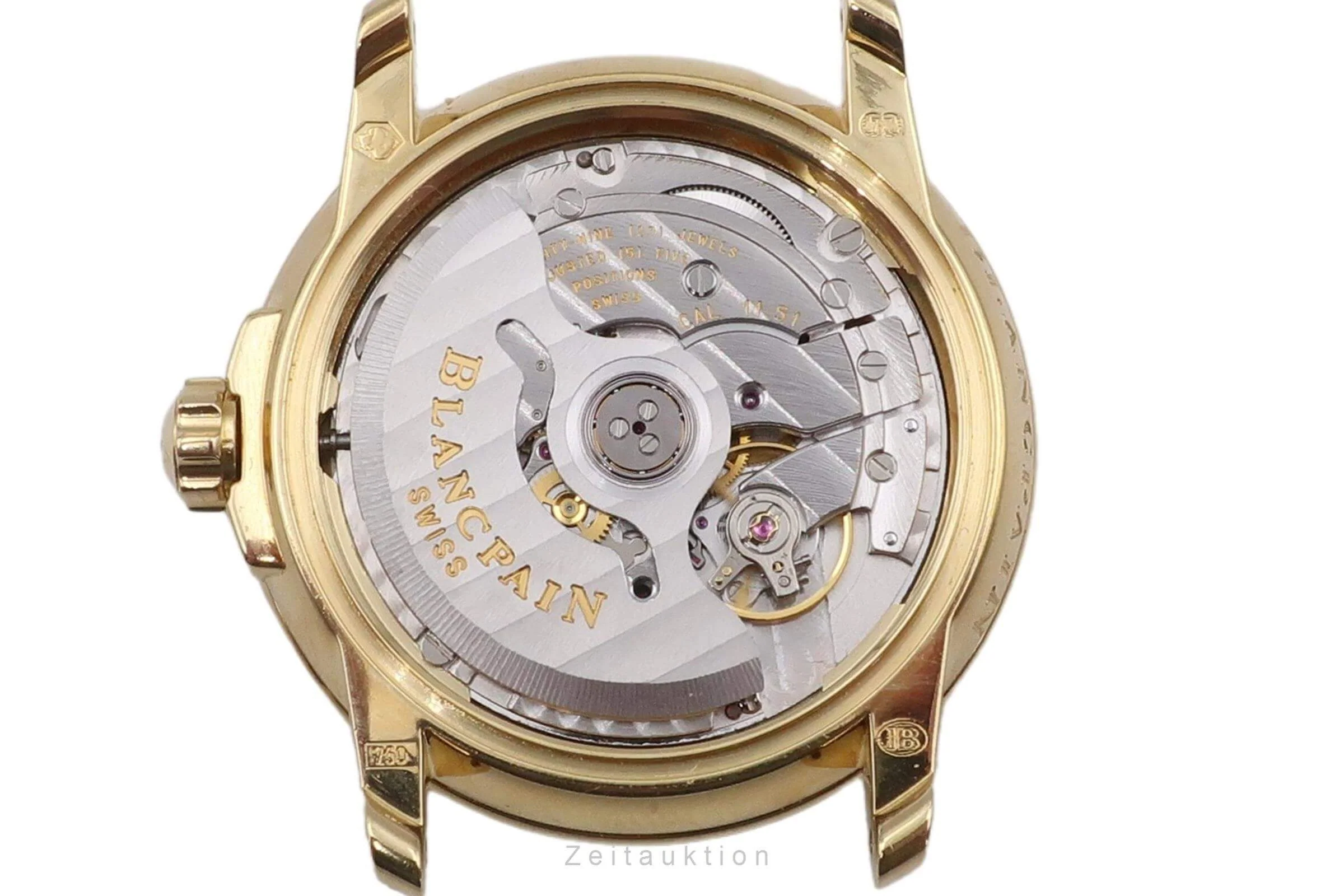 Blancpain Leman 18 ct gold automatic men's watch 2100-1418-53 LP: 19050EUR  [2502003] - Image 14