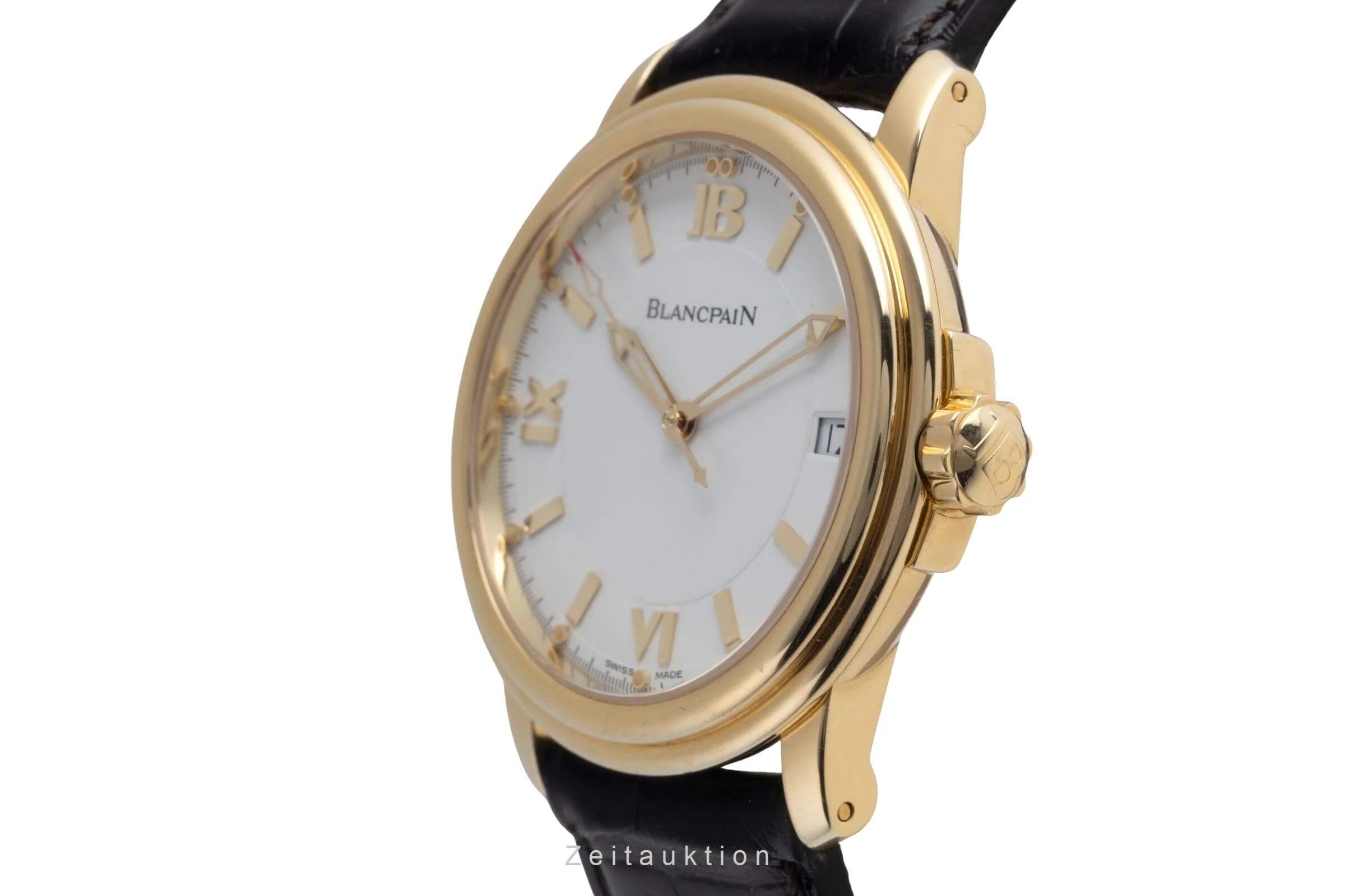 Blancpain Leman 18 ct gold automatic men's watch 2100-1418-53 LP: 19050EUR  [2502003] - Image 7