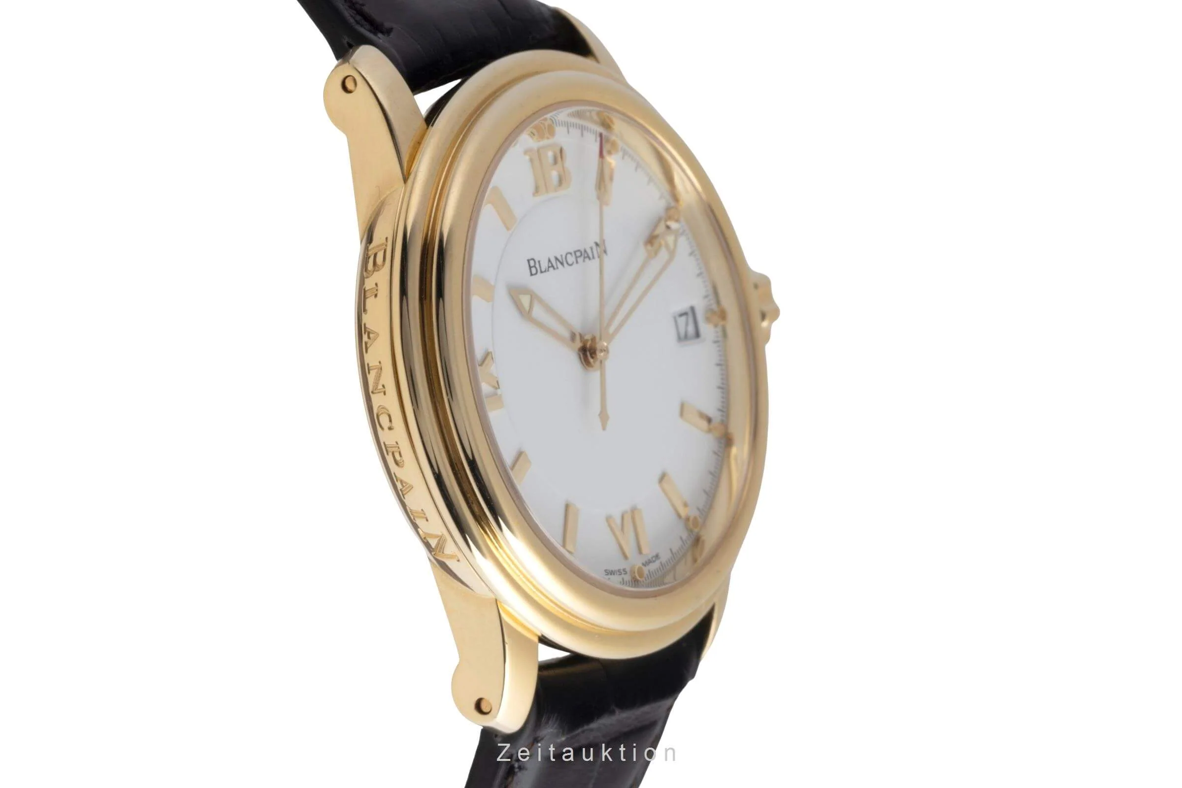 Blancpain Leman 18 ct gold automatic men's watch 2100-1418-53 LP: 19050EUR  [2502003] - Image 8