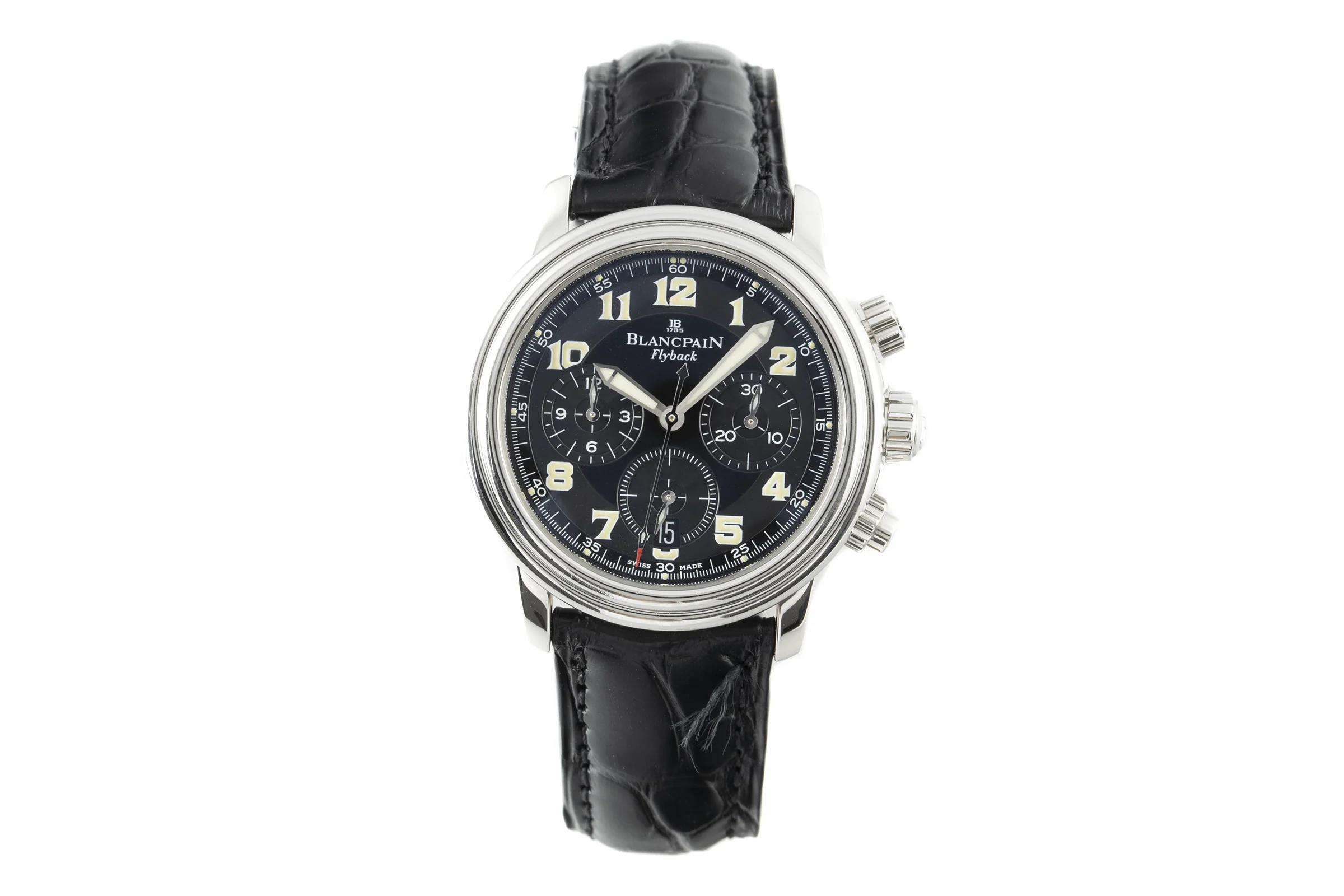 Blancpain Leman chronograph steel automatic men's watch 2185F-1130  [2103511] - Image 4