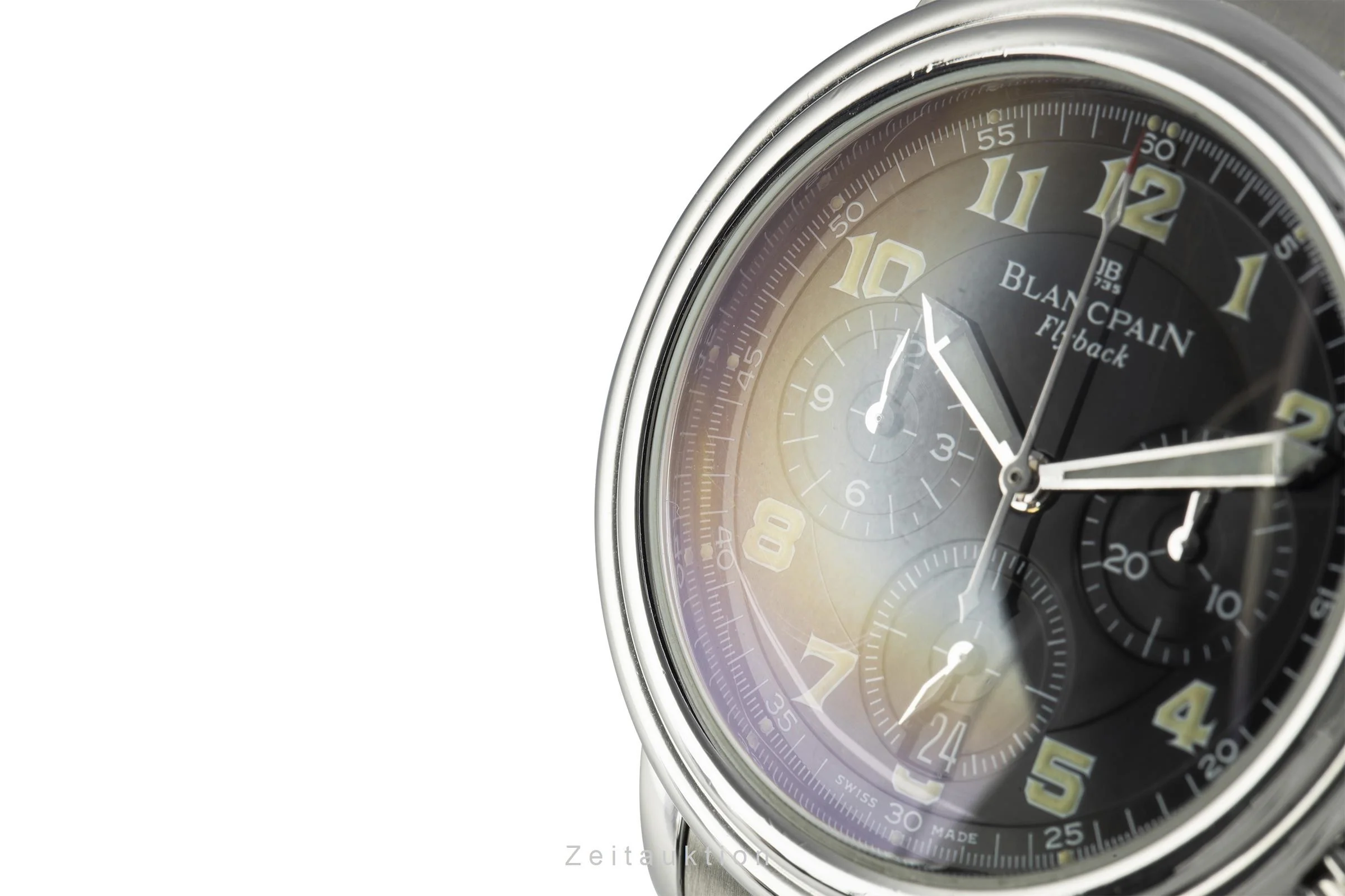 Blancpain Leman chronograph steel automatic men's watch 2185F,1130F  [2108858] - Image 10