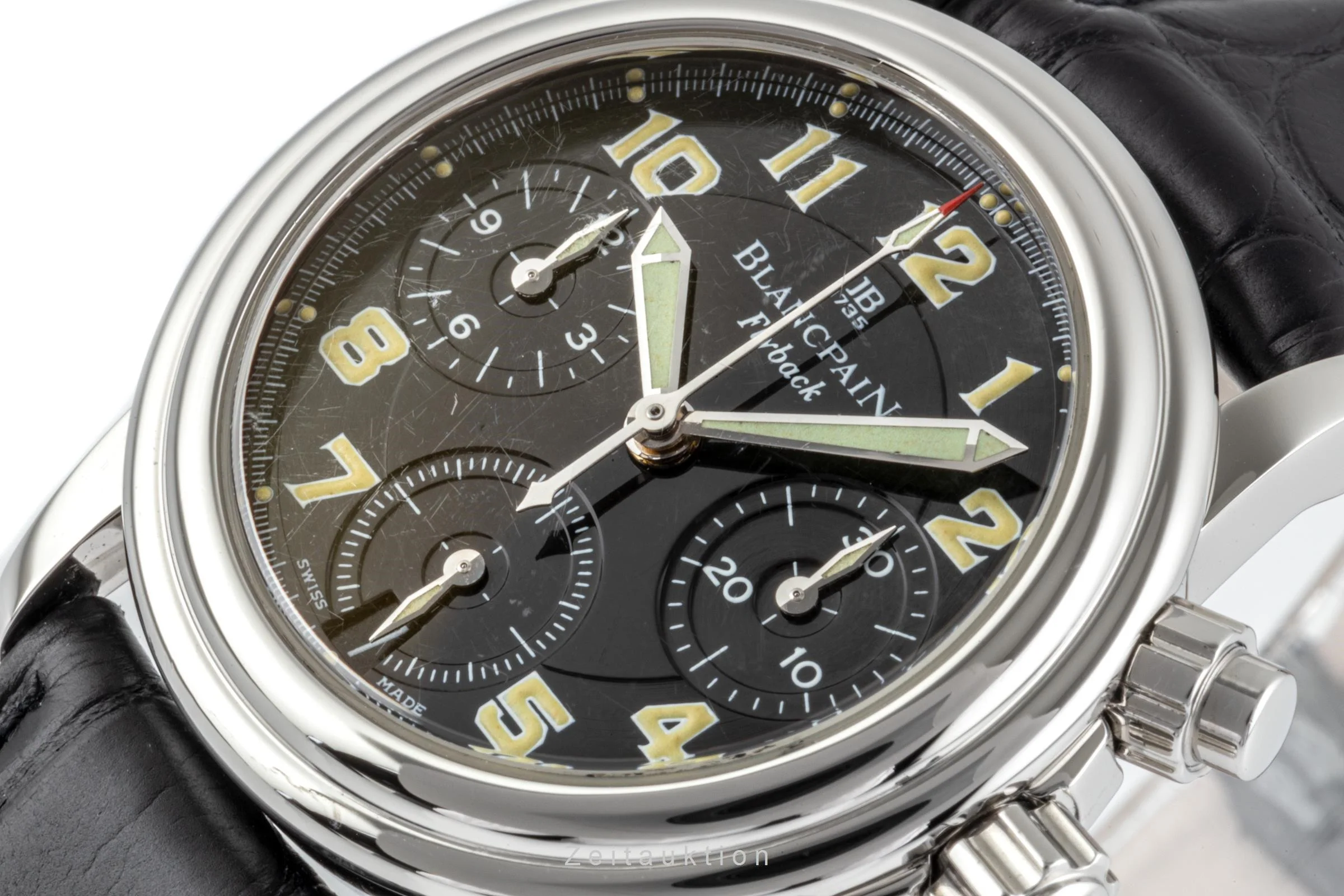 Blancpain Leman chronograph steel automatic men's watch 2385F  [2207065] - Image 10
