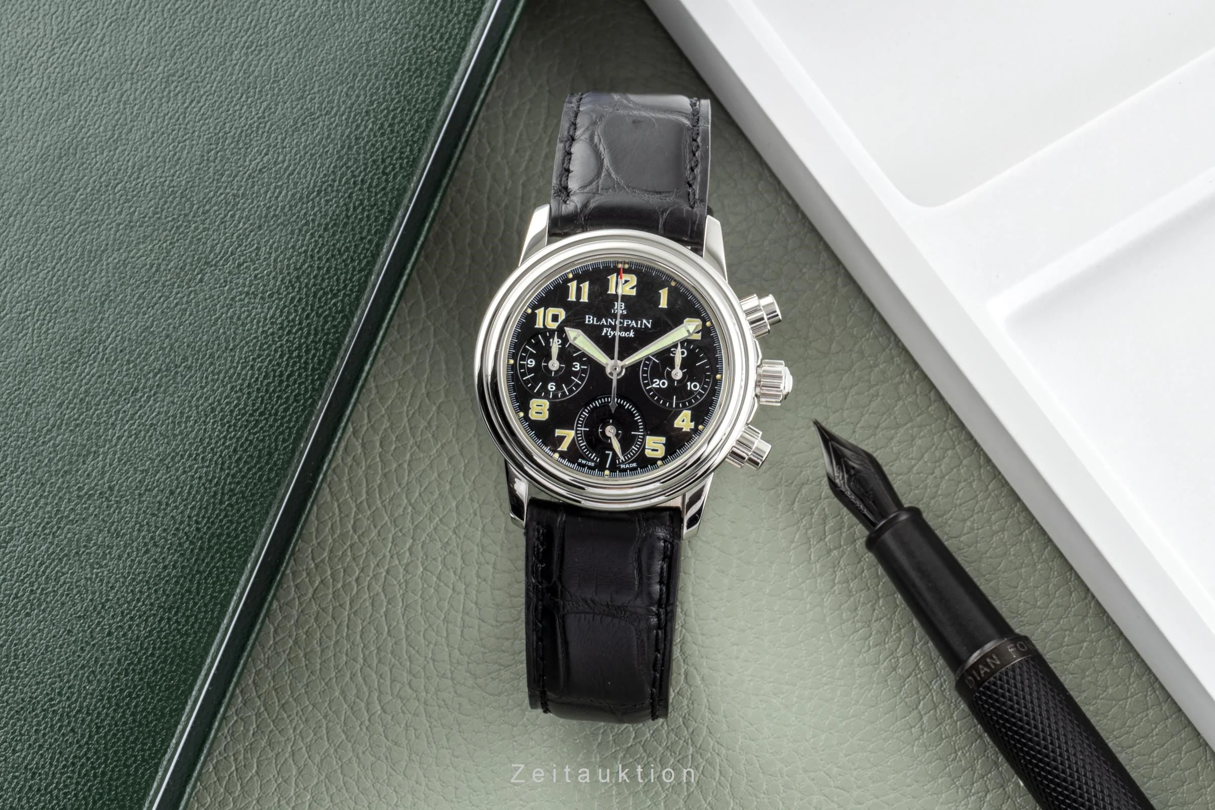 Blancpain Leman chronograph steel automatic men's watch 2385F  [2207065] - Image 2