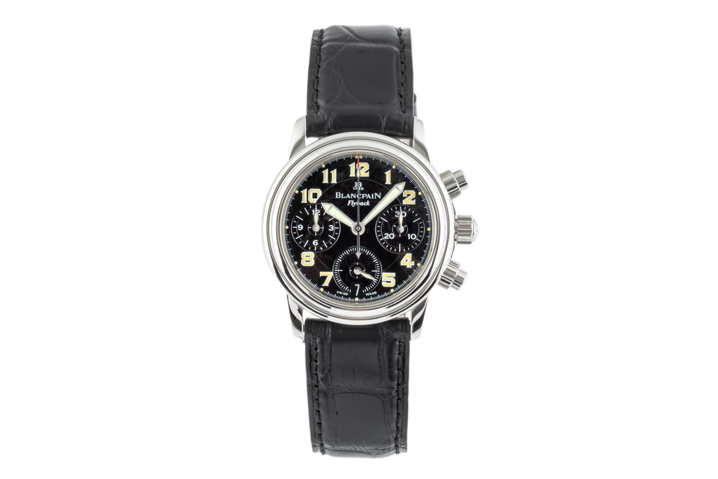 Blancpain Leman chronograph steel automatic men's watch 2385F  [2207065] - Image 4