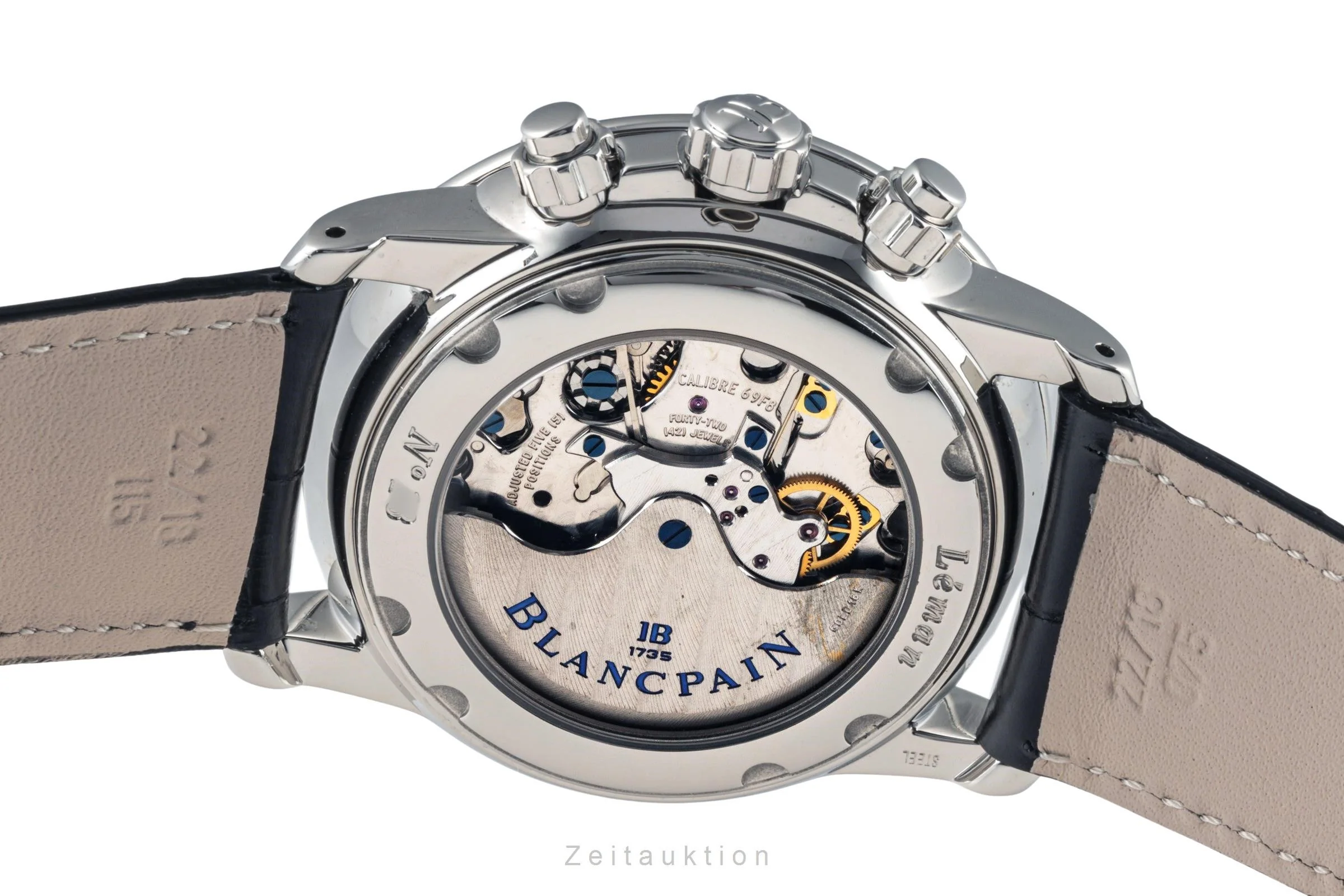 Blancpain Leman chronograph steel automatic men's watch 2885F-1130-53B  [2305490] - Image 11