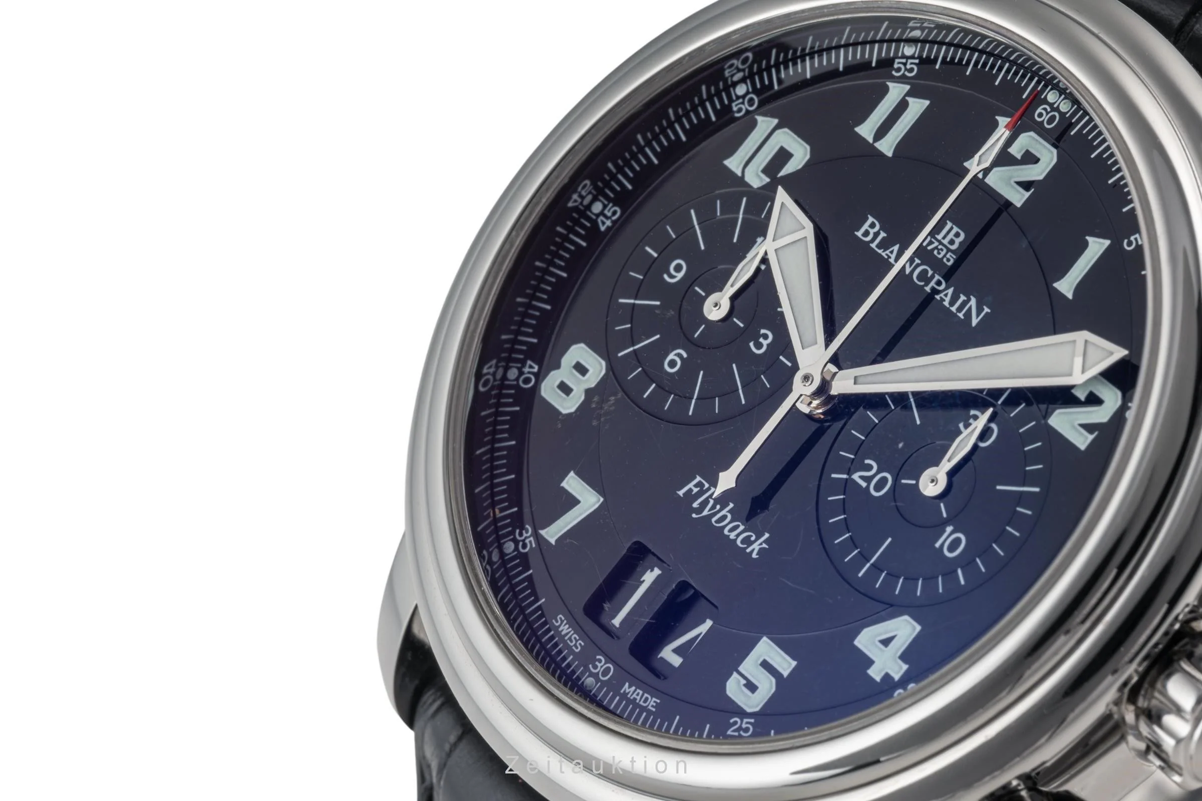 Blancpain Leman chronograph steel automatic men's watch 2885F-1130-53B  [2305490] - Image 13