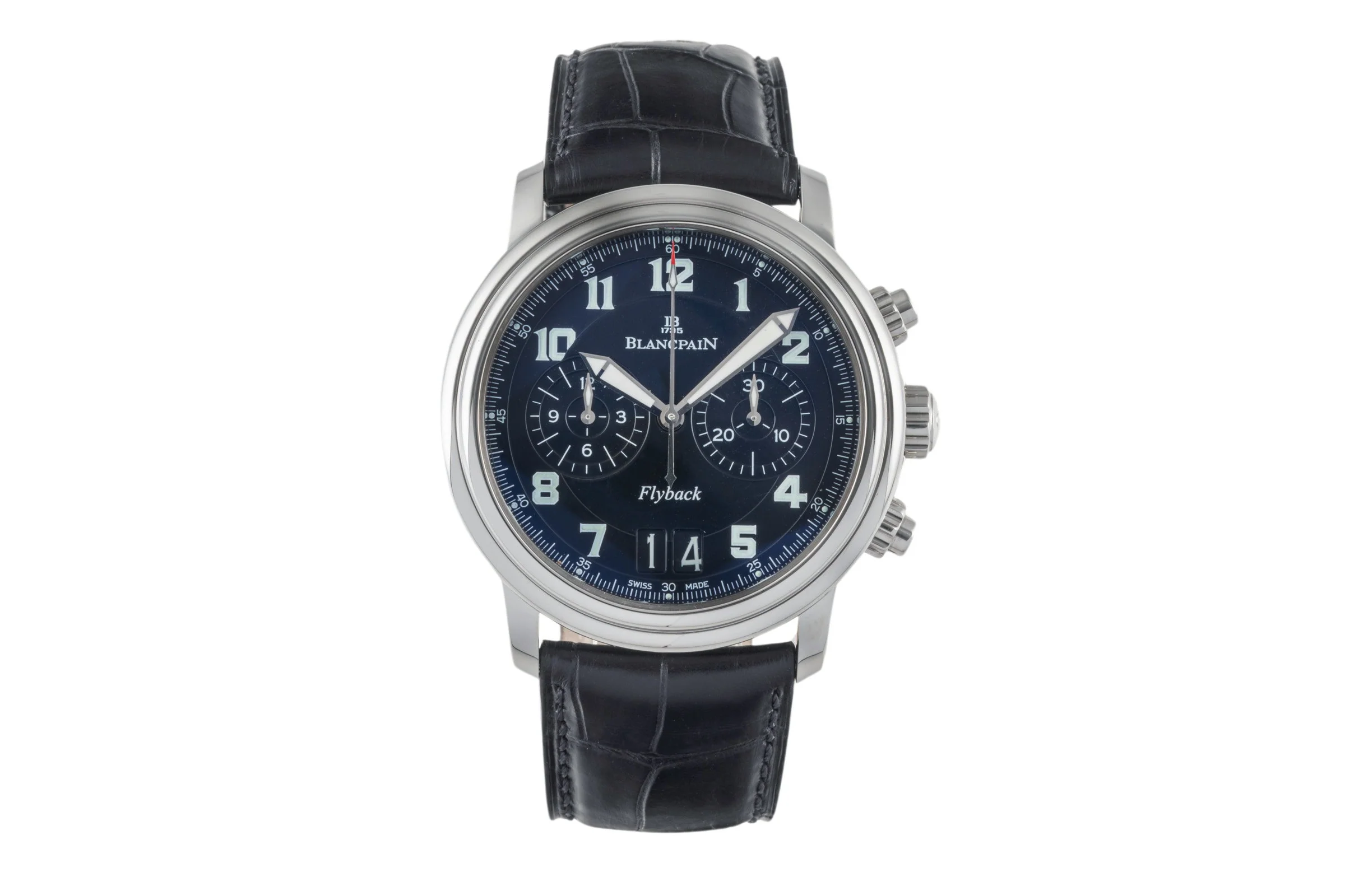 Blancpain Leman chronograph steel automatic men's watch 2885F-1130-53B  [2305490] - Image 4