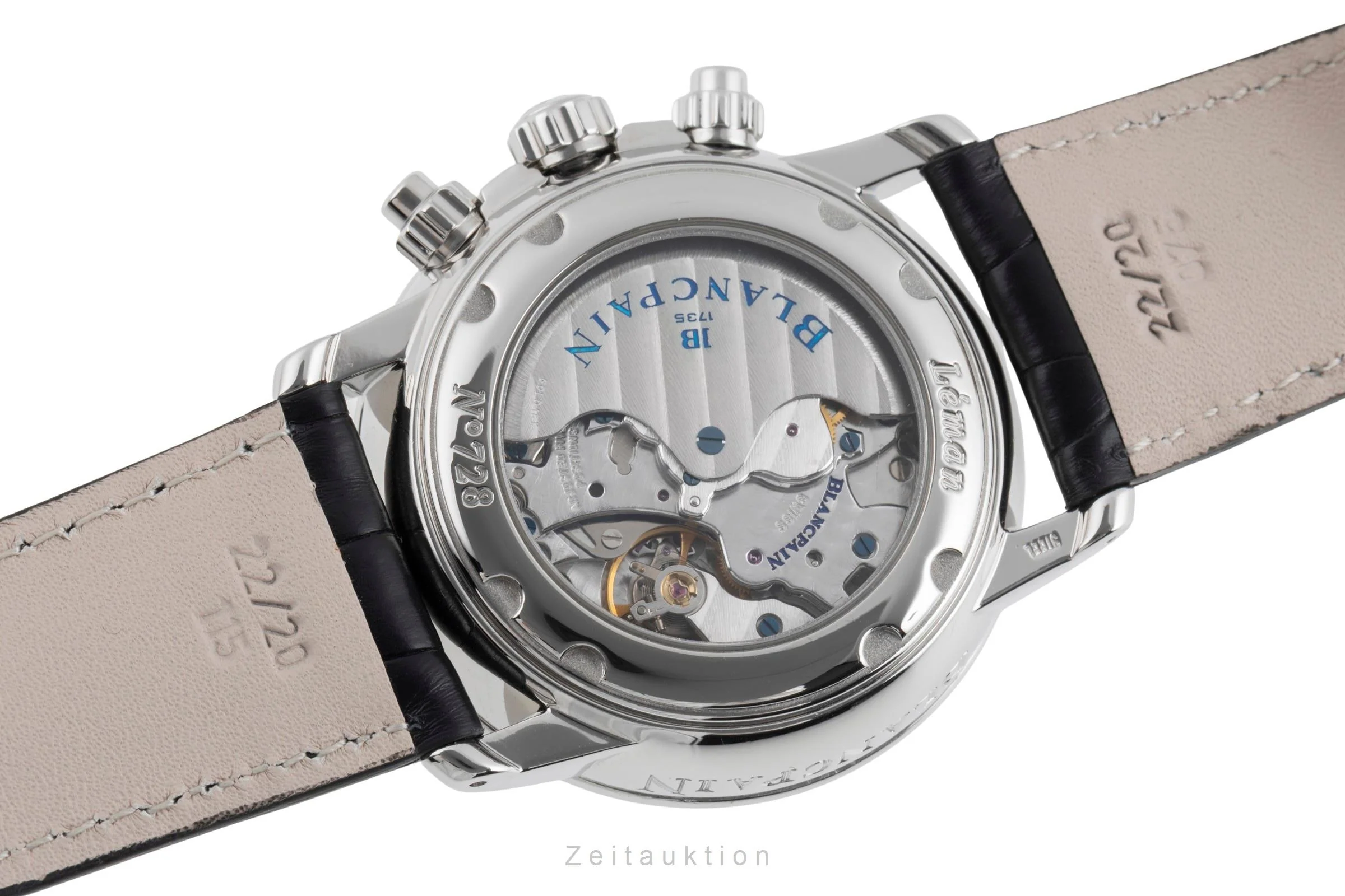 Blancpain Leman chronograph steel automatic men's watch 2885F-1130-53B  [2600360] - Image 11