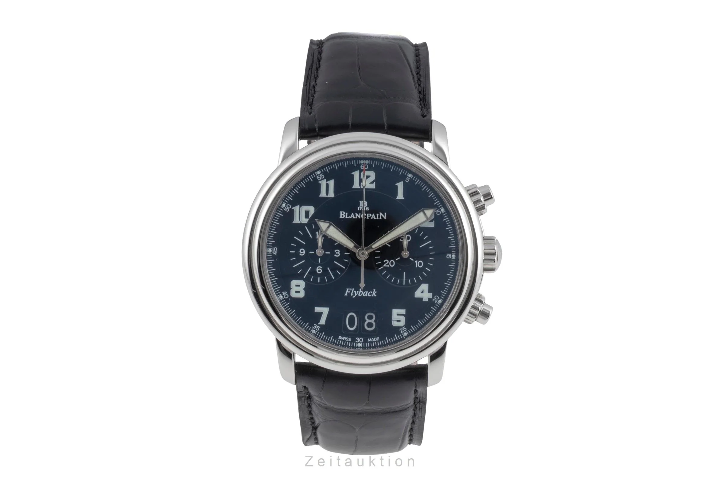 Blancpain Leman chronograph steel automatic men's watch 2885F-1130-53B  [2600360] - Image 5