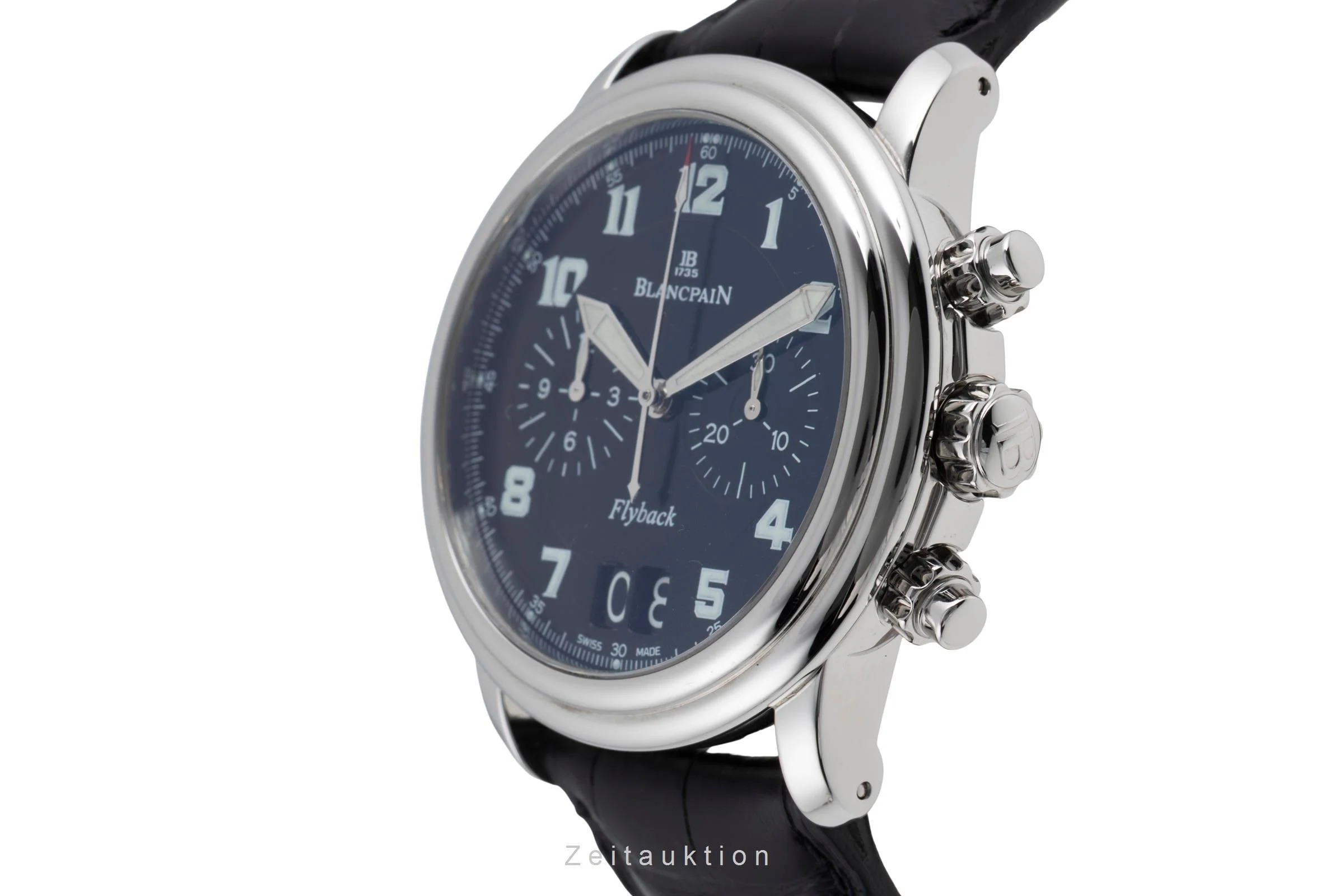 Blancpain Leman chronograph steel automatic men's watch 2885F-1130-53B  [2600360] - Image 7