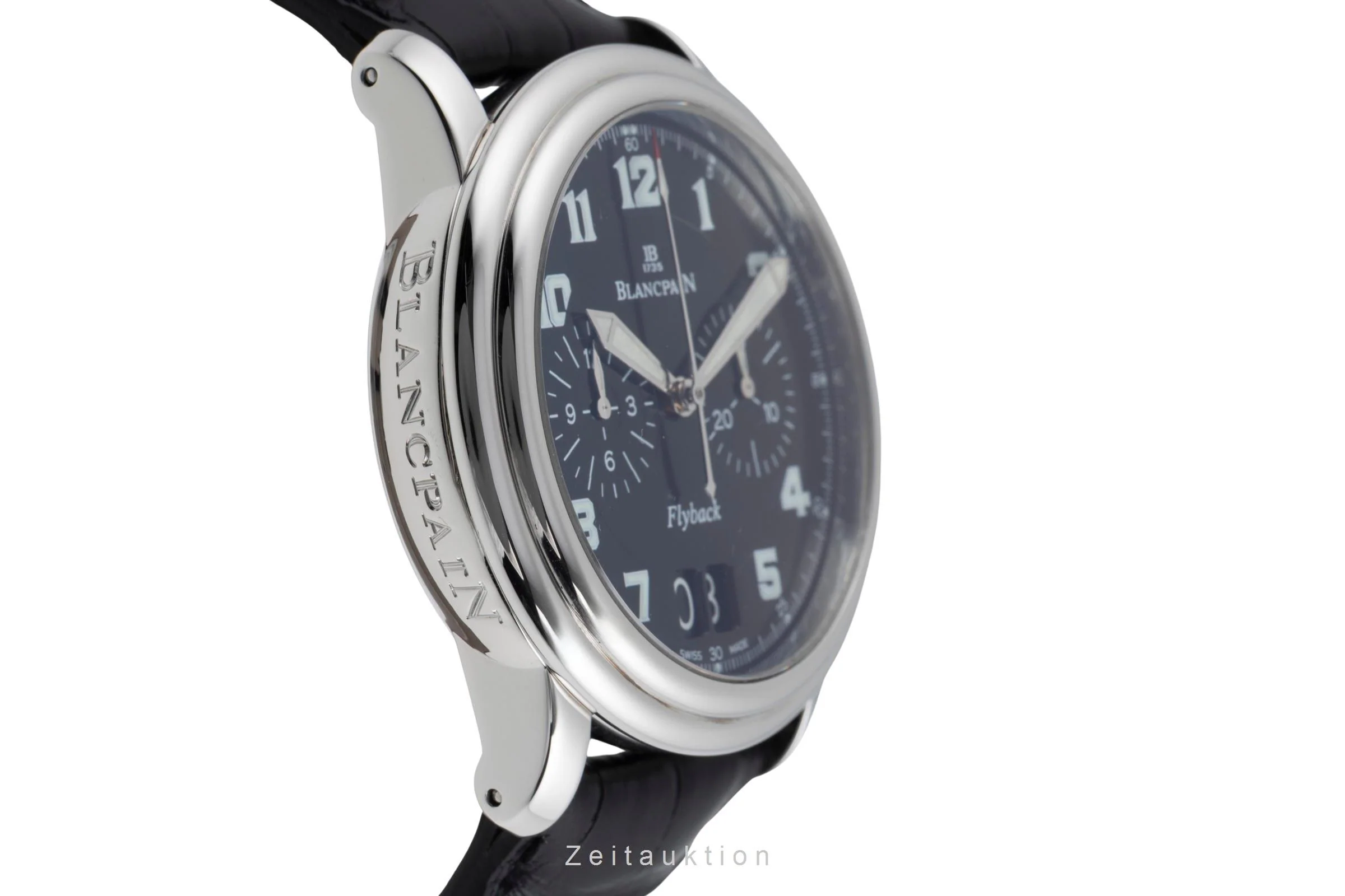 Blancpain Leman chronograph steel automatic men's watch 2885F-1130-53B  [2600360] - Image 8