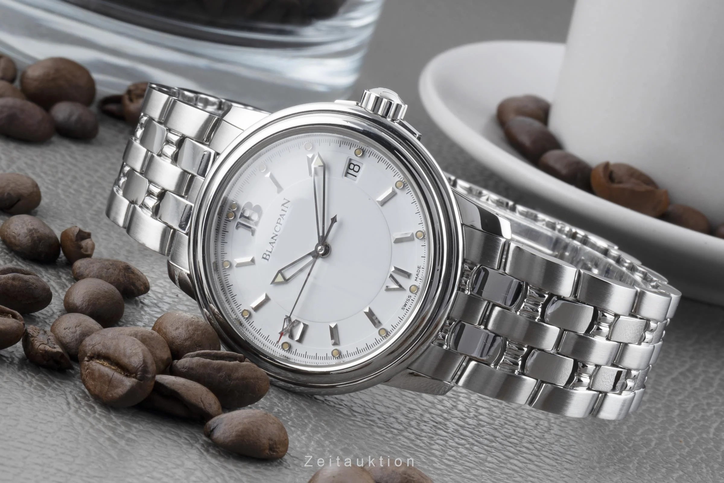 Blancpain Leman steel automatic men's watch 2100-1127-11  [2205908] - Image 2