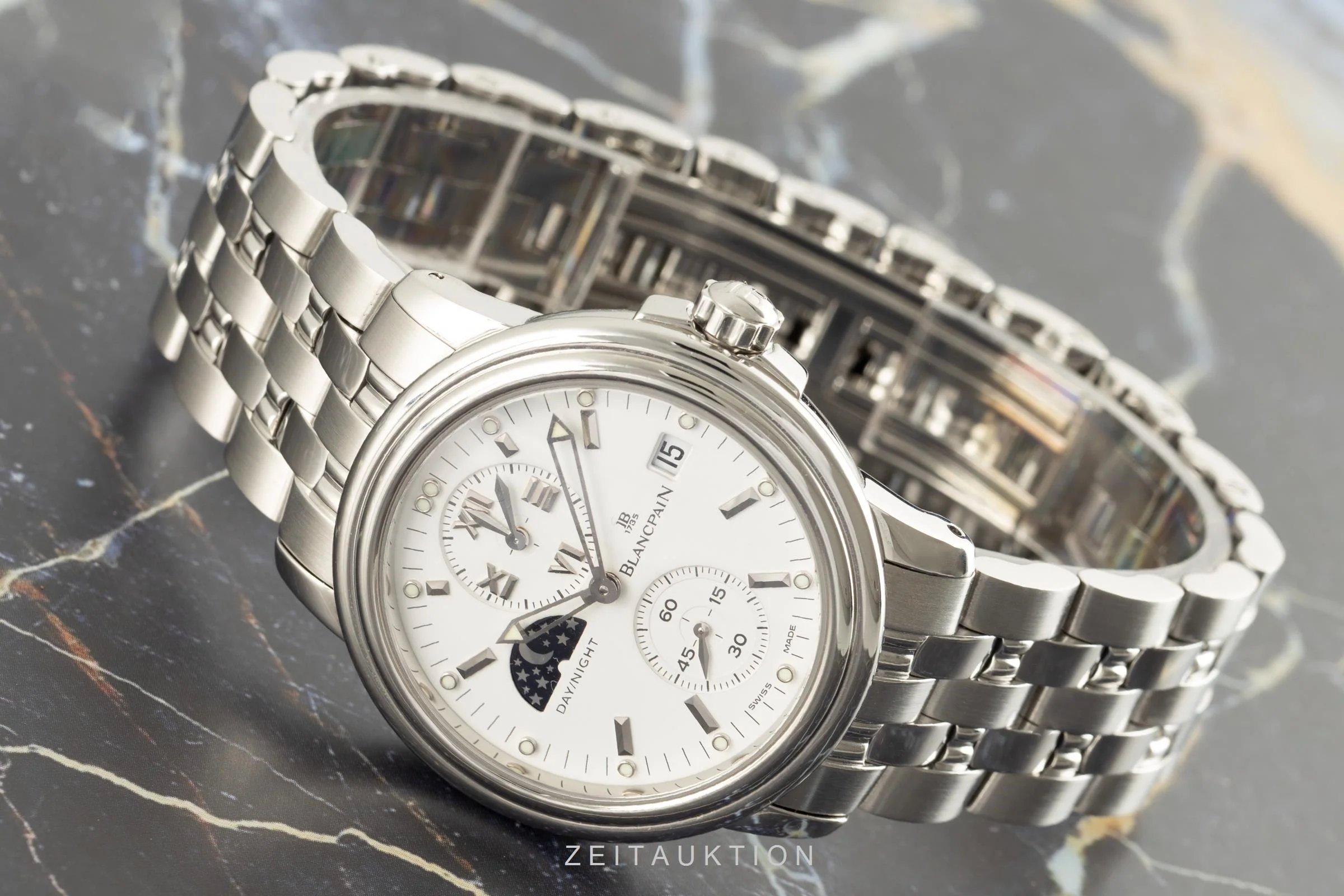 Blancpain Leman steel automatic men's watch 2160-1127-53  [2104628] - Image 2