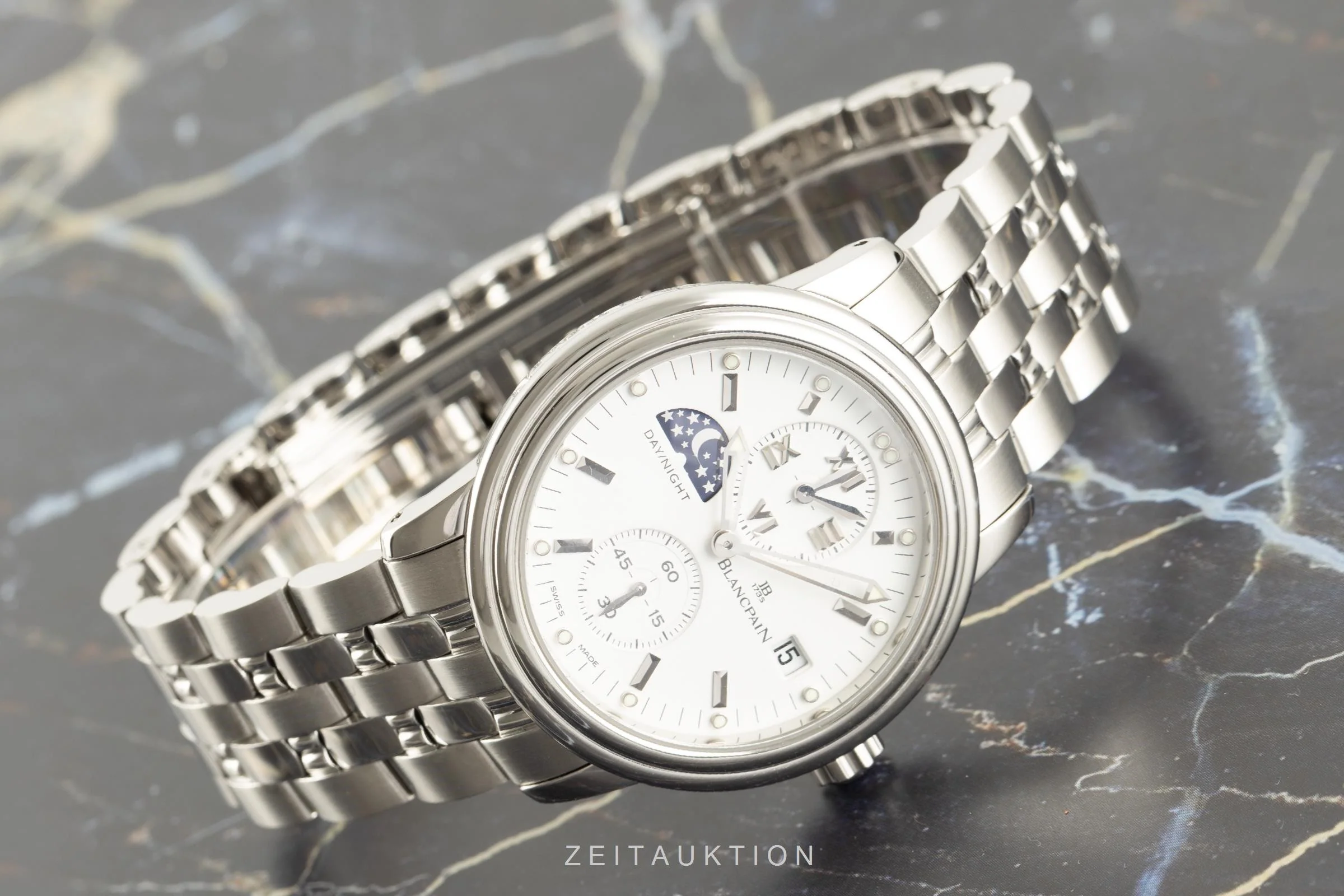 Blancpain Leman steel automatic men's watch 2160-1127-53  [2104628] - Image 3