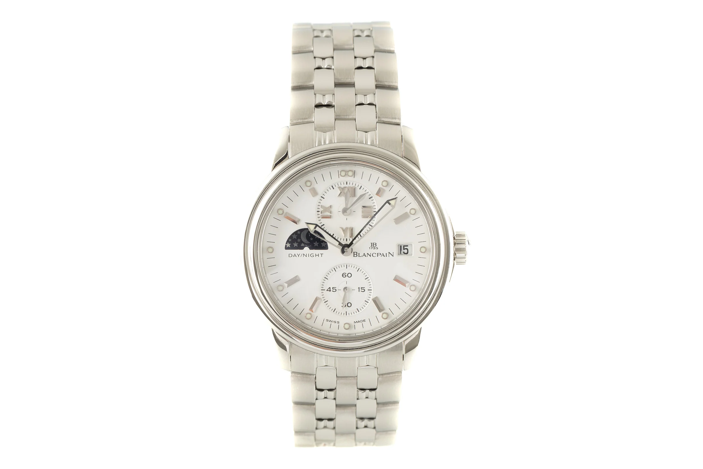Blancpain Leman steel automatic men's watch 2160-1127-53  [2104628] - Image 4