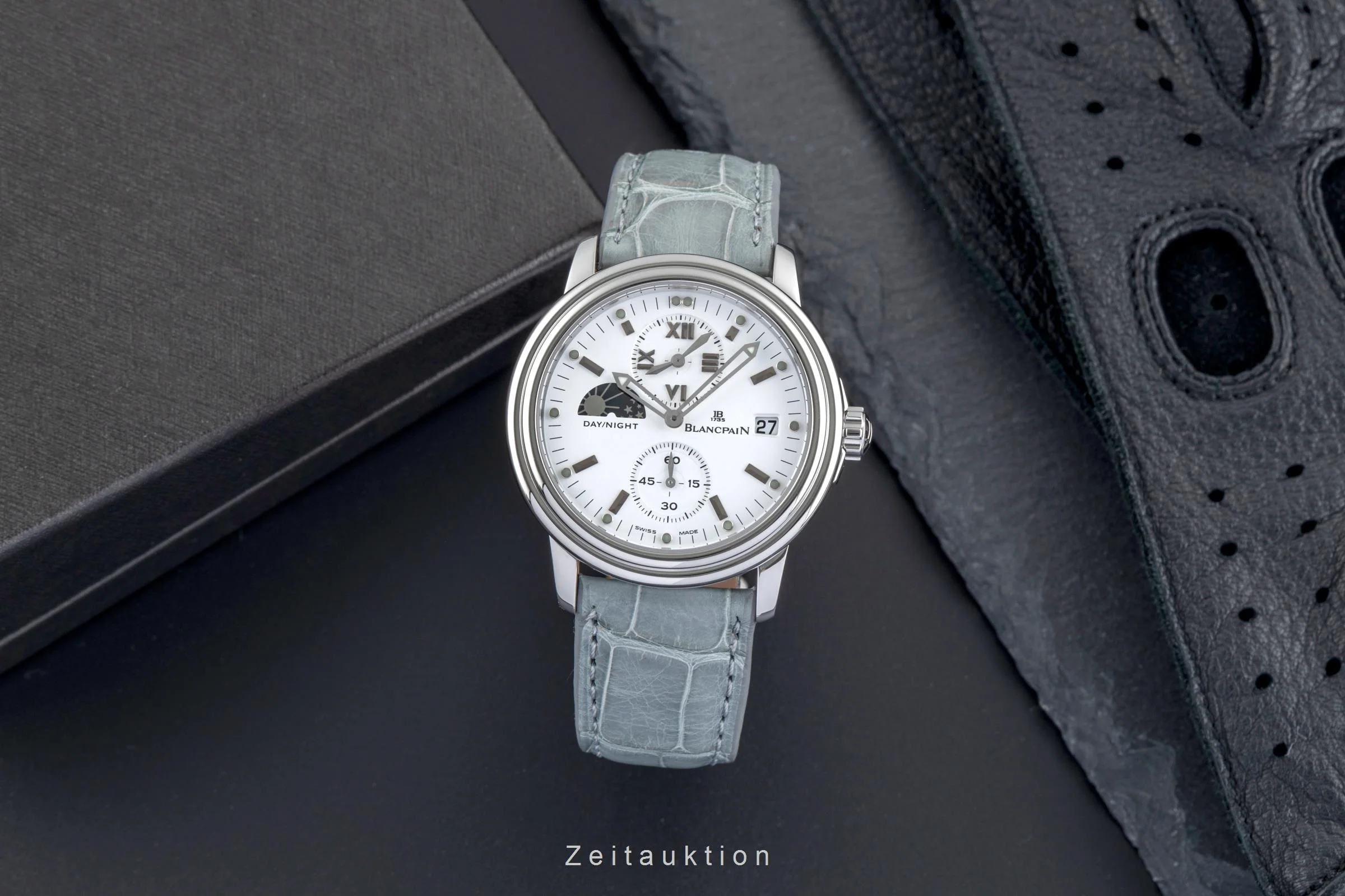 Blancpain Leman steel automatic men's watch 2160-1127-53  [2501785] - Image 4