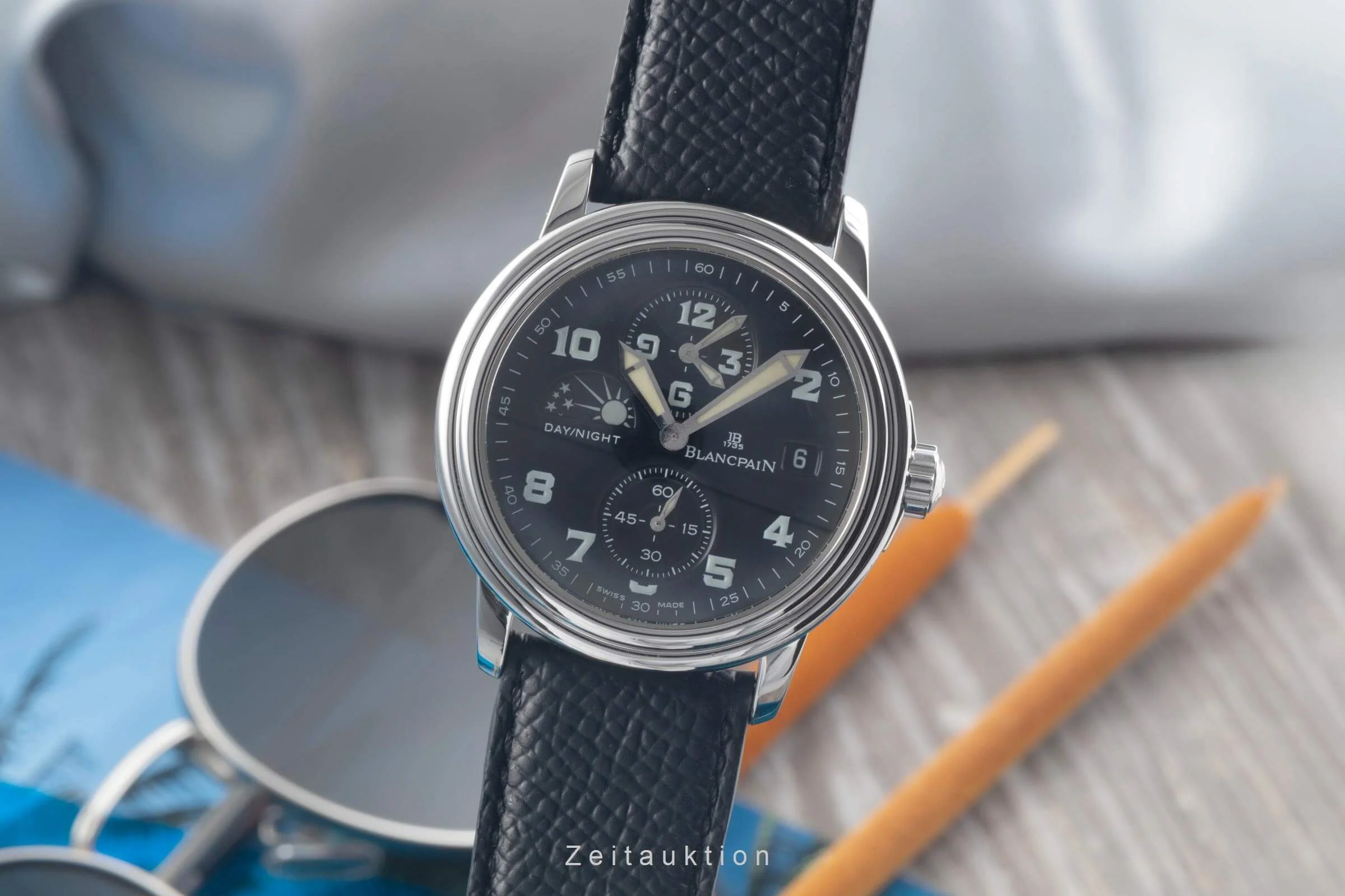 Blancpain Leman steel automatic men's watch 2160-1130M-71  [2500395] - Image 2