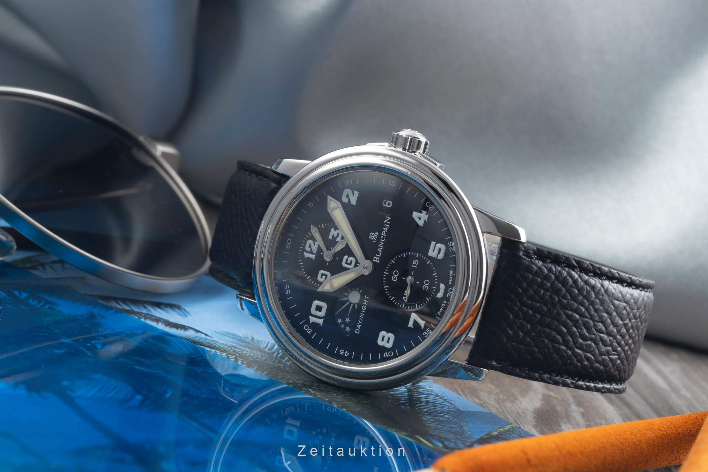 Blancpain Leman steel automatic men's watch 2160-1130M-71  [2500395] - Image 3
