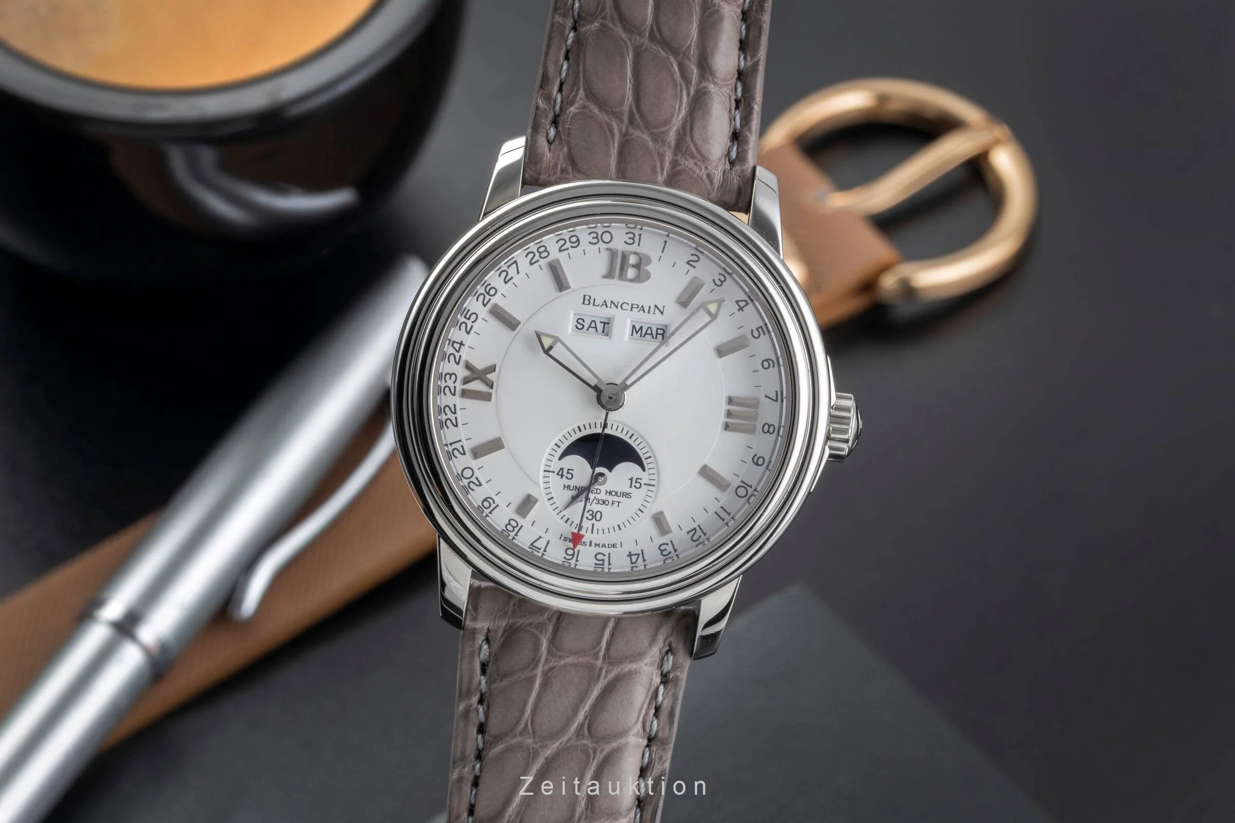 Blancpain Leman steel automatic men's watch 2763-1127-A35B  [2501657] - Image 2